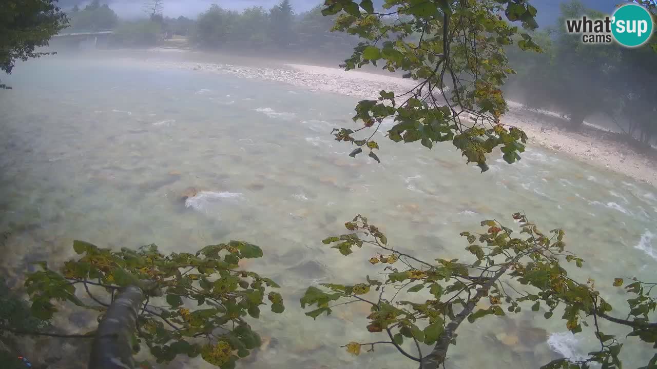 Caméra en direct Čezsoča – Vue imprenable sur la rivière Soča