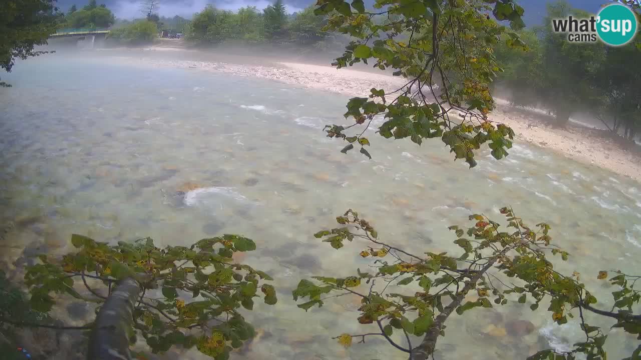 Camera web Čezsoča – Impresionante vista del río Soča