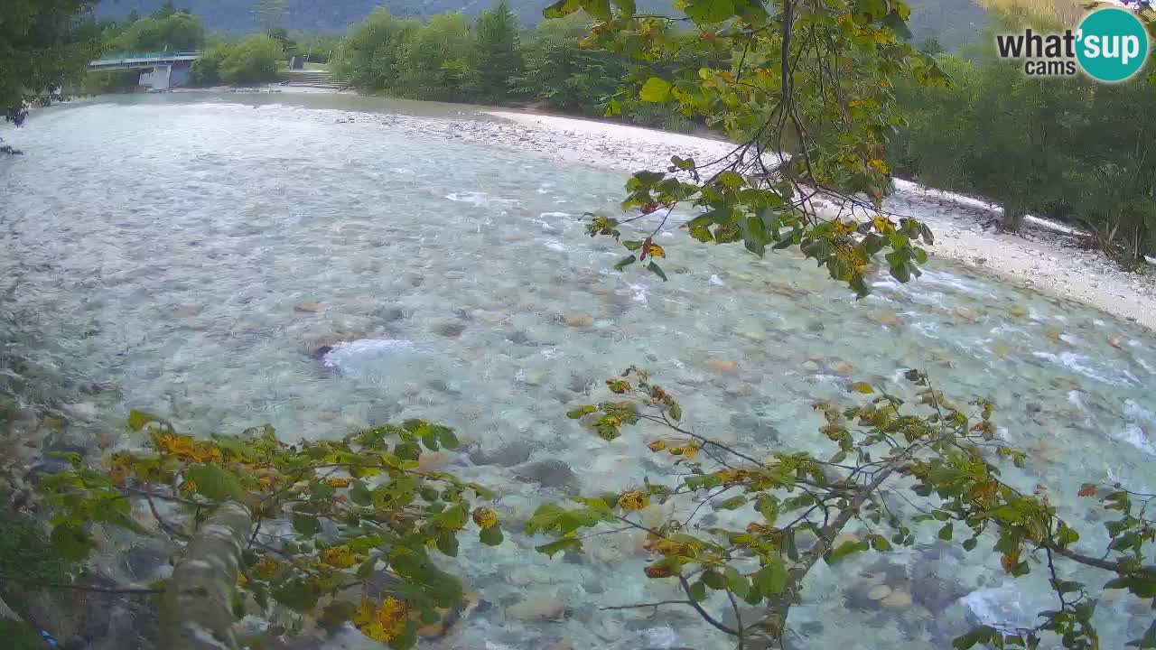 Caméra en direct Čezsoča – Vue imprenable sur la rivière Soča