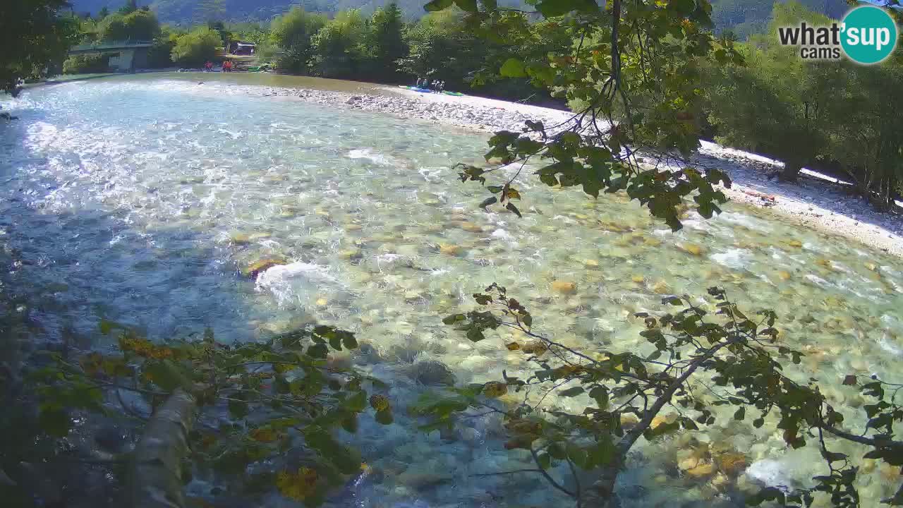 Caméra en direct Čezsoča – Vue imprenable sur la rivière Soča