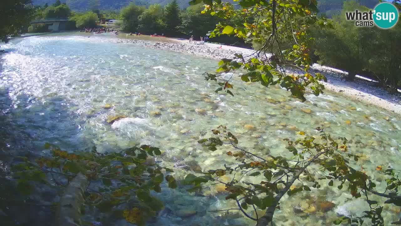 Caméra en direct Čezsoča – Vue imprenable sur la rivière Soča