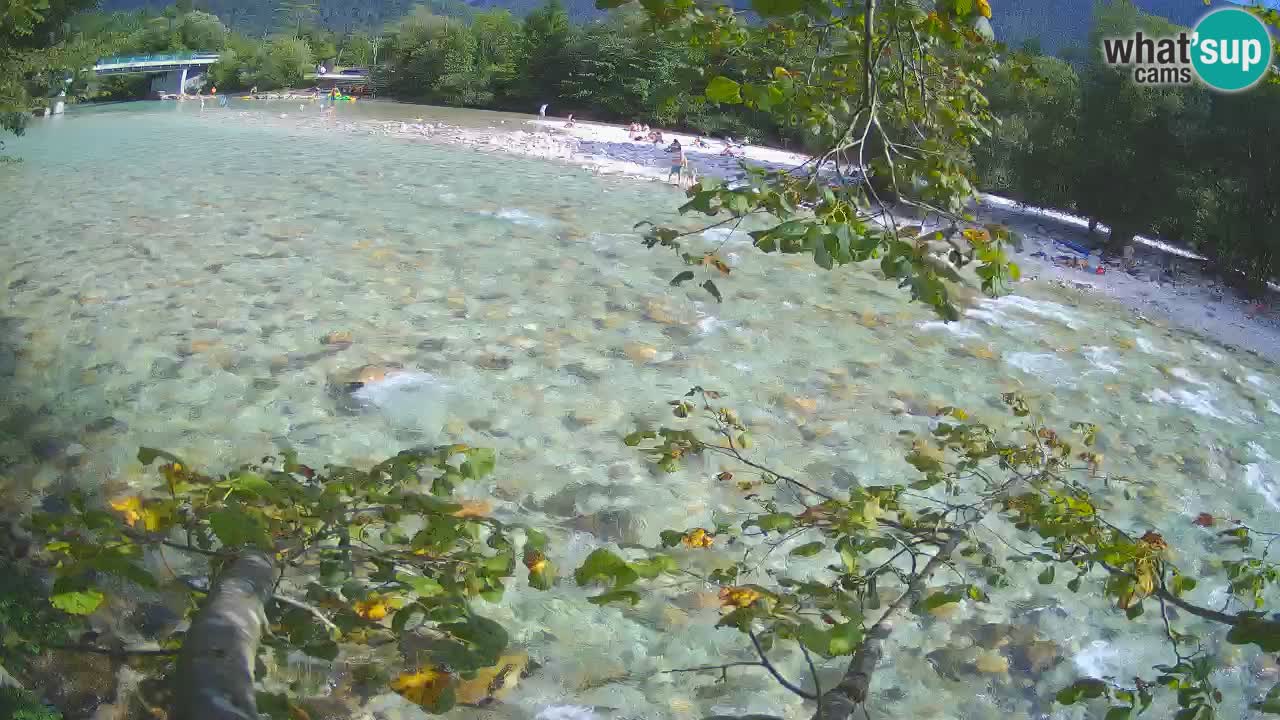Caméra en direct Čezsoča – Vue imprenable sur la rivière Soča