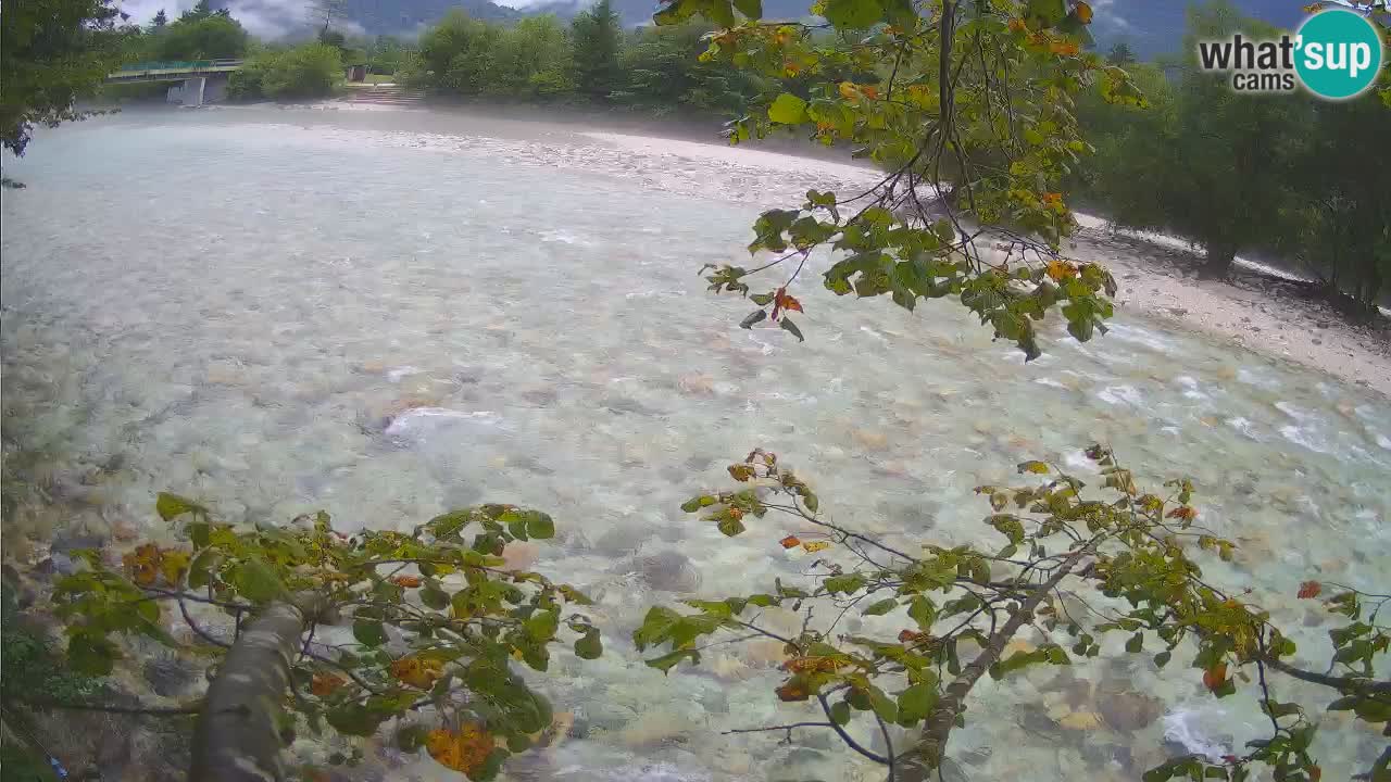 Caméra en direct Čezsoča – Vue imprenable sur la rivière Soča