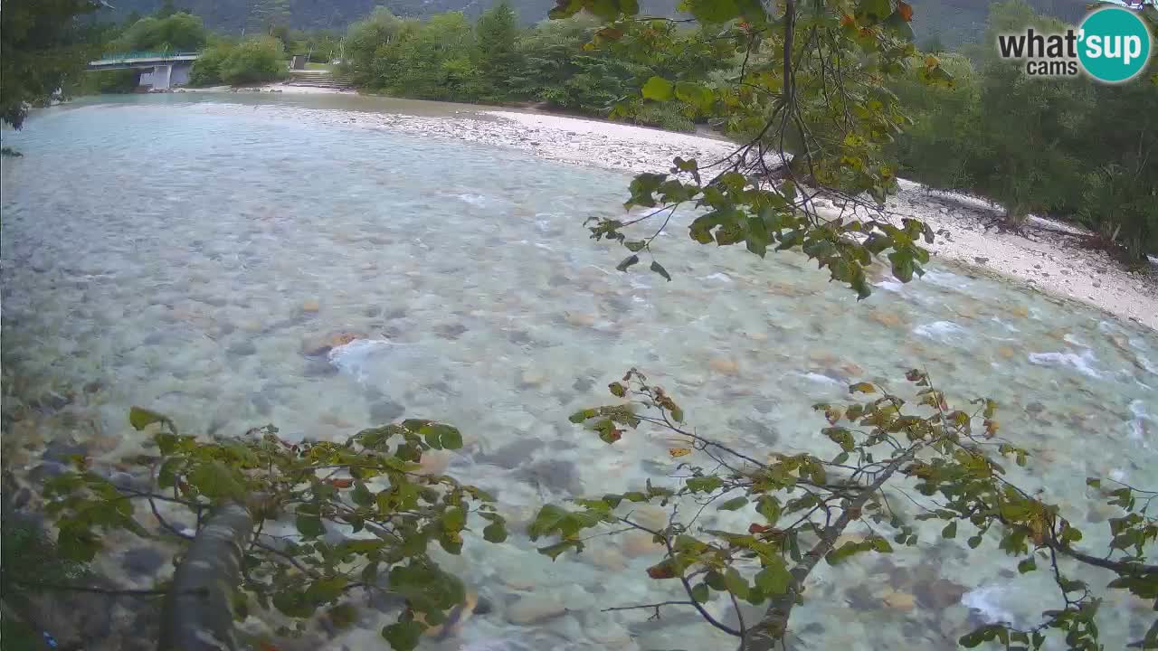 Caméra en direct Čezsoča – Vue imprenable sur la rivière Soča