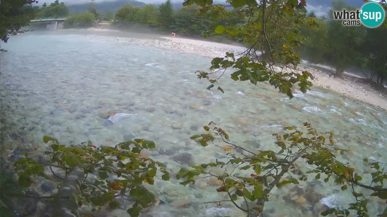 Caméra en direct Čezsoča – Vue imprenable sur la rivière Soča