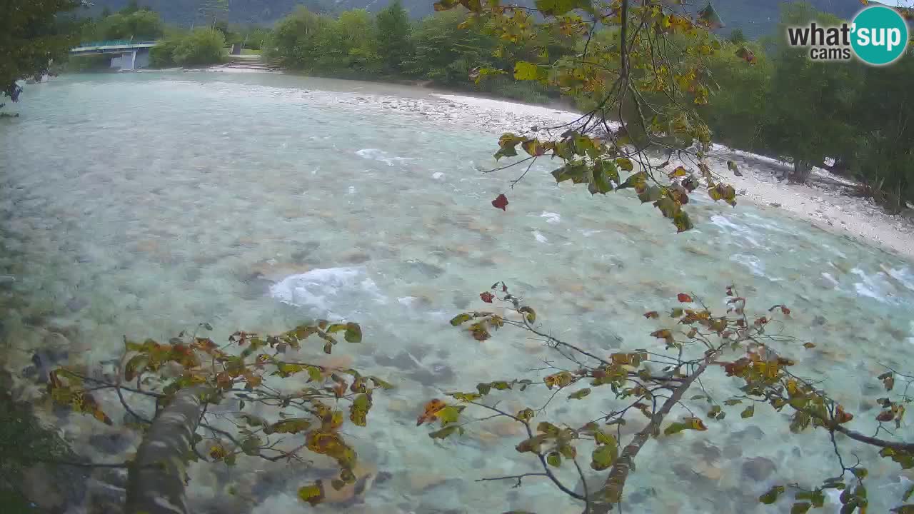 Camera web Čezsoča – Impresionante vista del río Soča