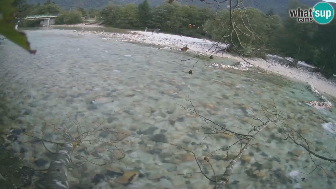 Camera web Čezsoča – Impresionante vista del río Soča
