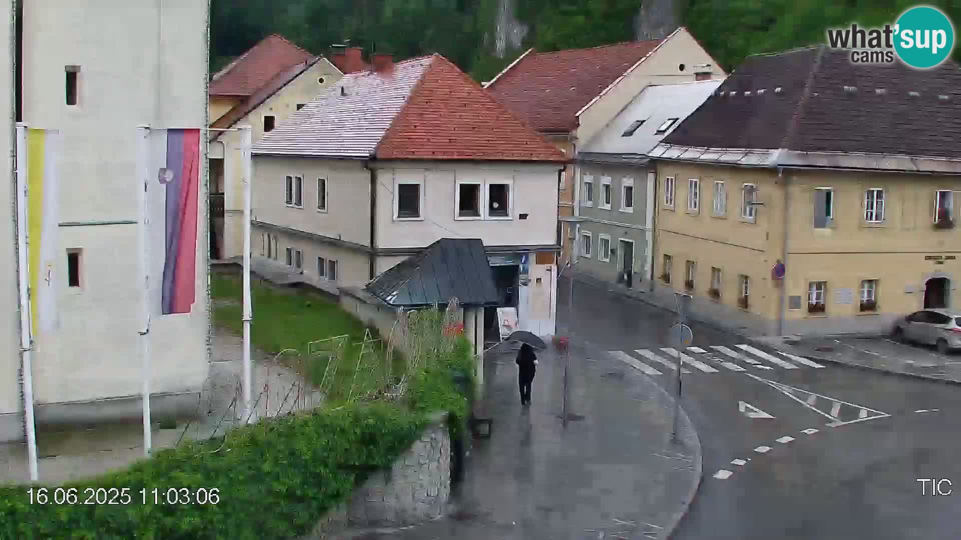Črna na Koroškem Stadtzentrum | Koroška | Slowenien