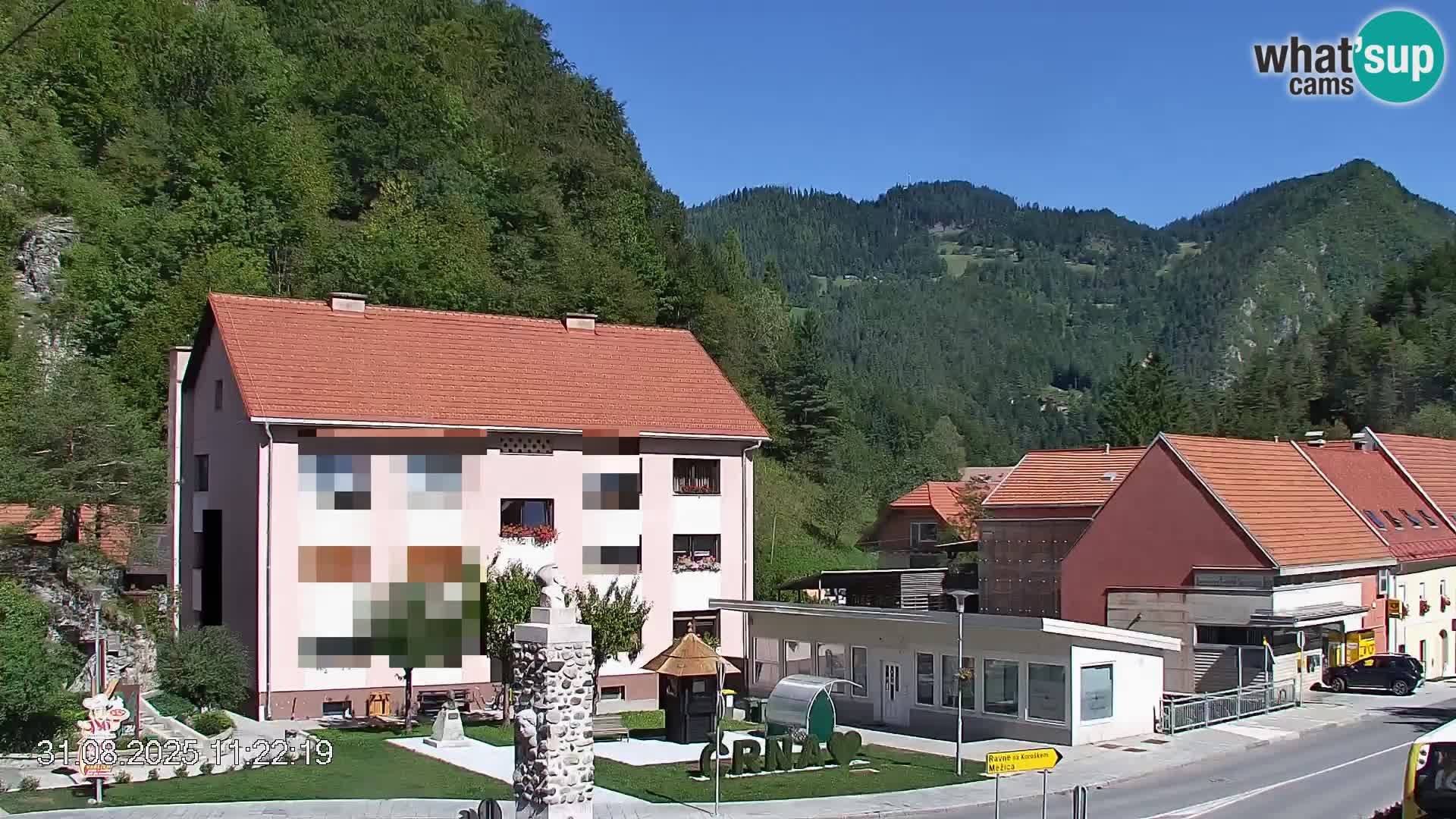 Črna na Koroškem Stadtzentrum | Koroška | Slowenien