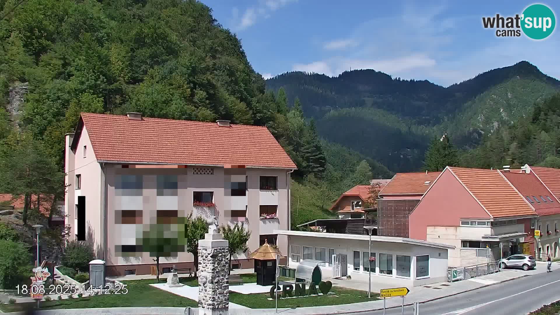 Črna na Koroškem Stadtzentrum | Koroška | Slowenien