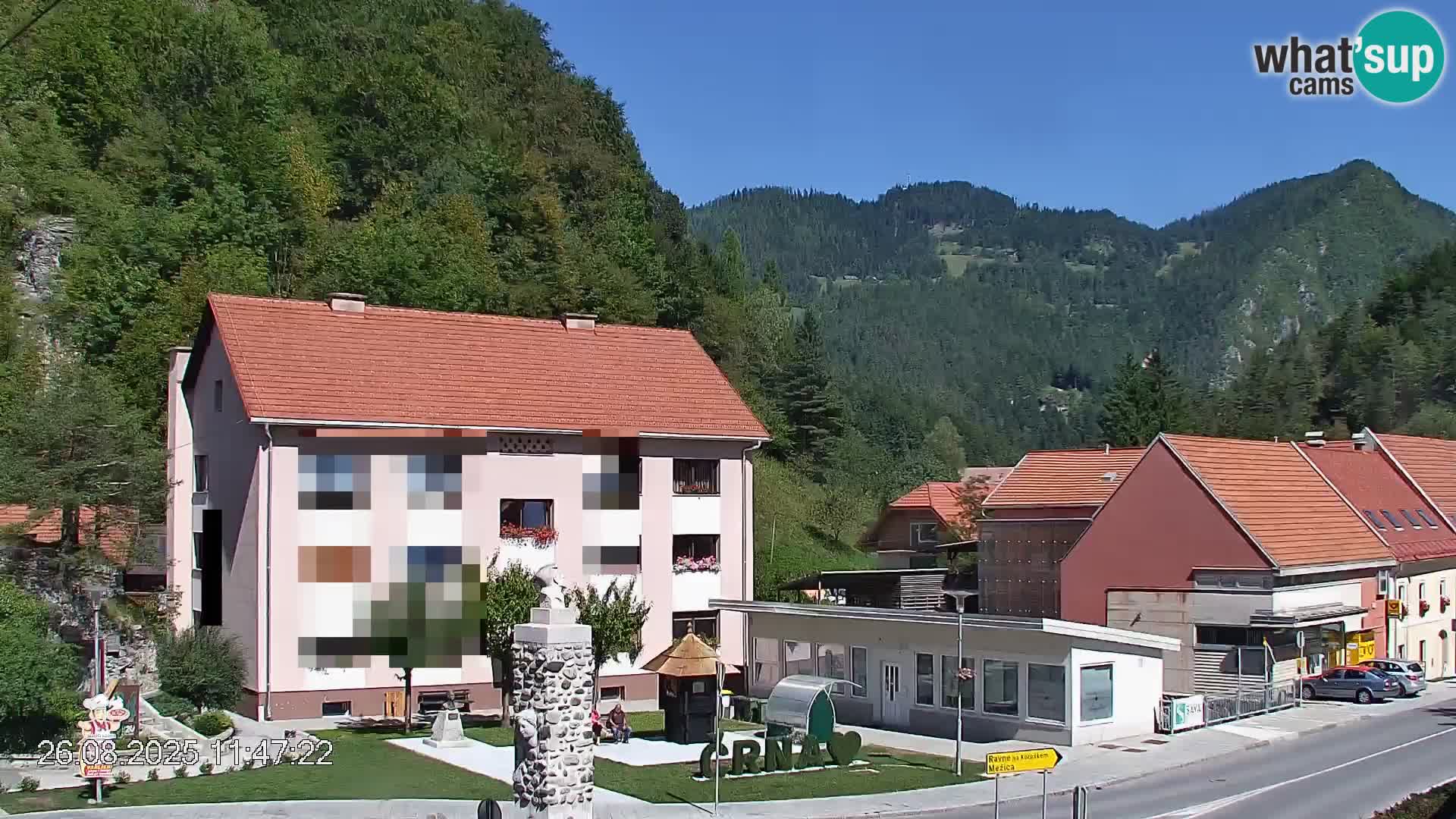 Črna na Koroškem Stadtzentrum | Koroška | Slowenien