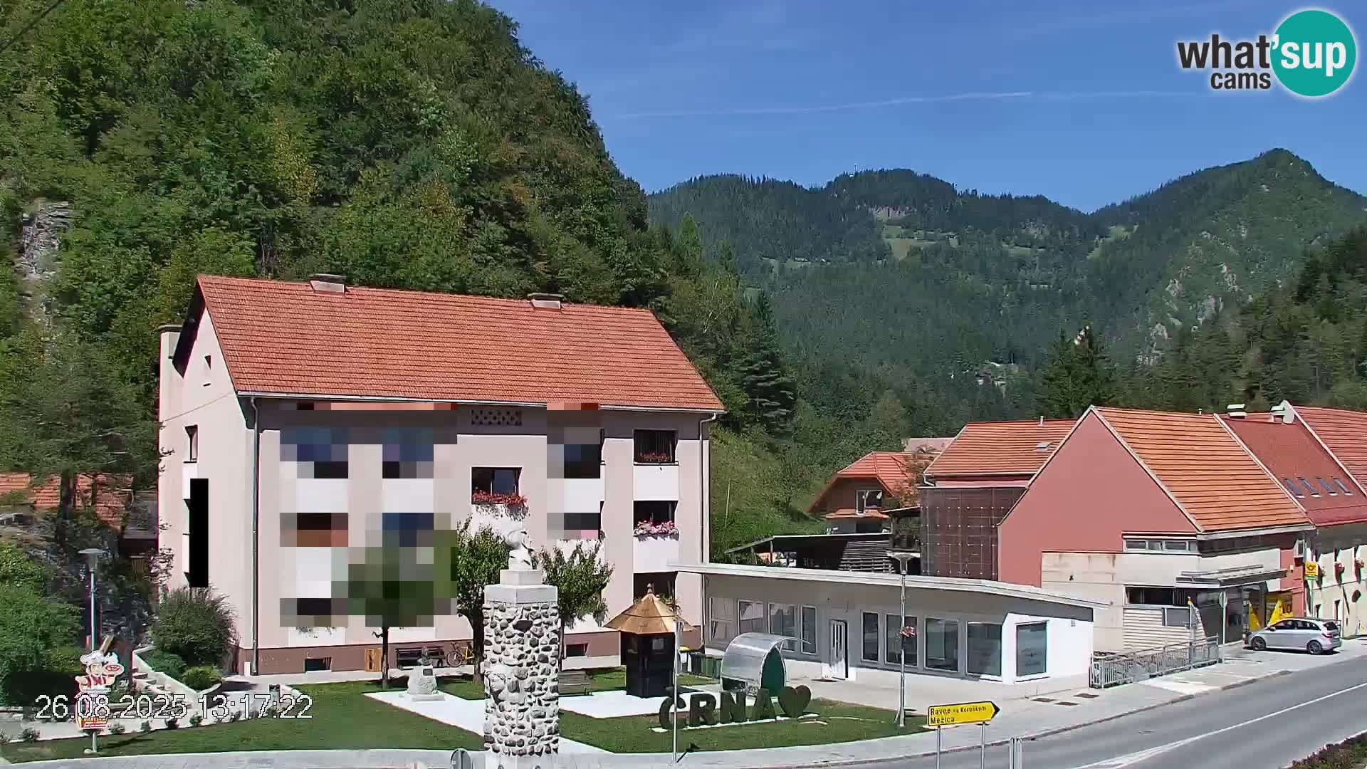 Črna na Koroškem Stadtzentrum | Koroška | Slowenien