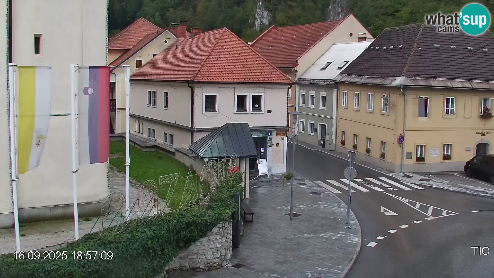 Črna na Koroškem Stadtzentrum | Koroška | Slowenien