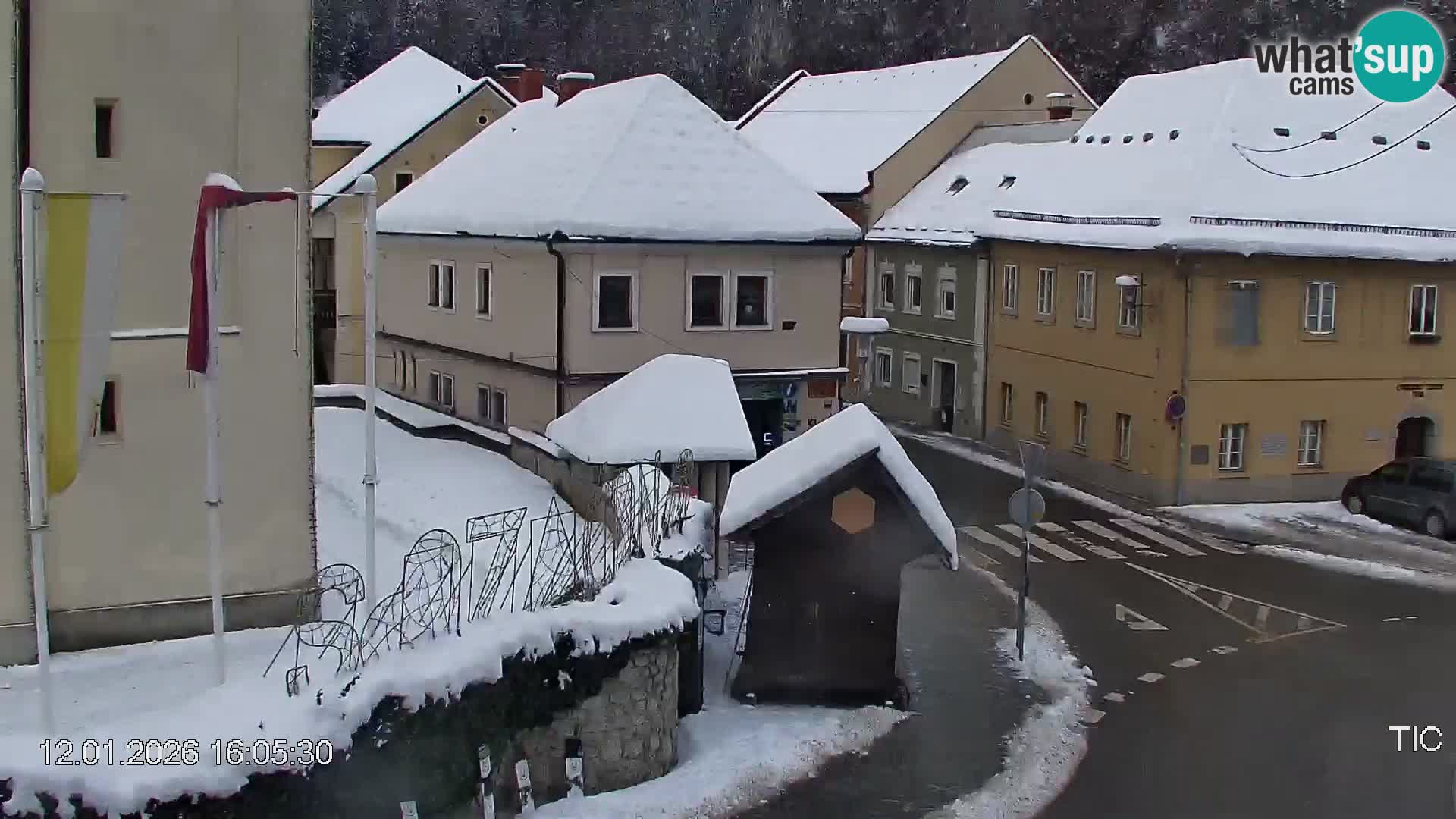 Centre-ville de Crna na Koroskem | Koroska | Slovénie