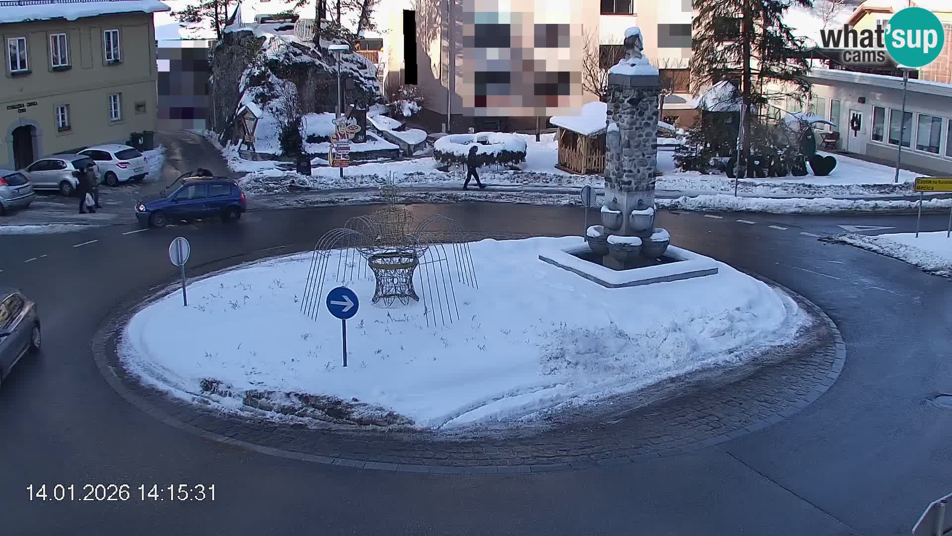 Črna na Koroškem Stadtzentrum | Koroška | Slowenien