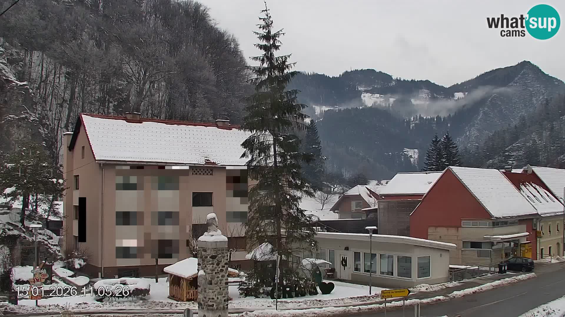 Črna na Koroškem Stadtzentrum | Koroška | Slowenien