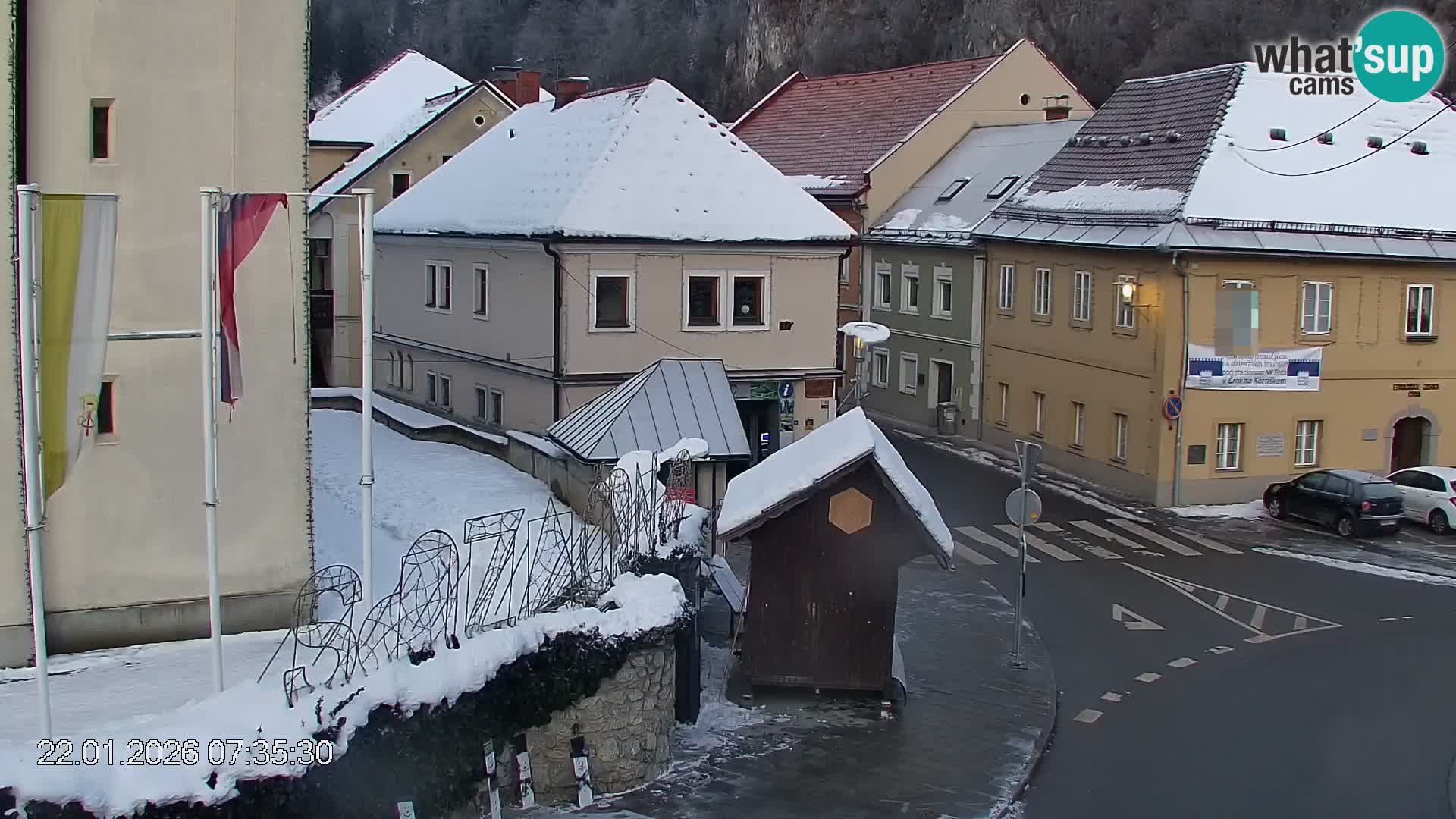 Črna na Koroškem Stadtzentrum | Koroška | Slowenien