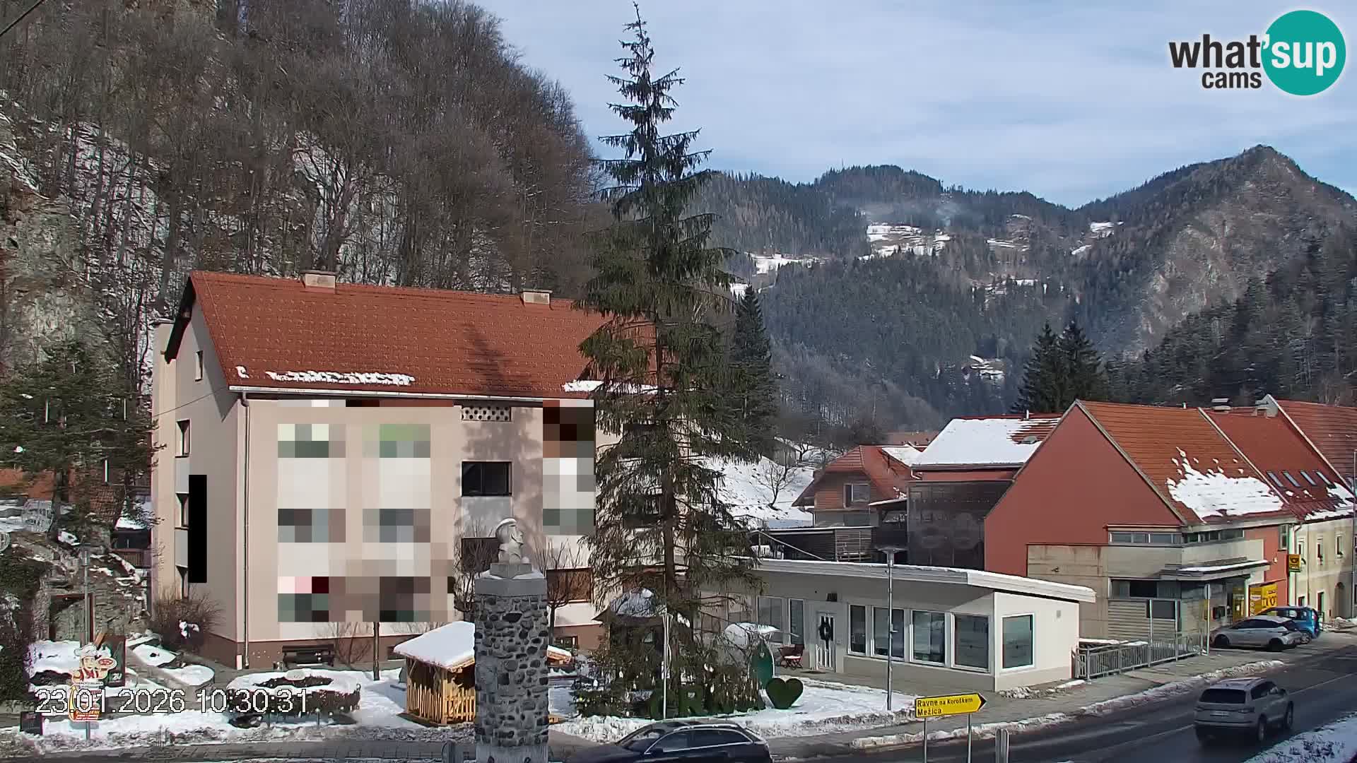 Črna na Koroškem Stadtzentrum | Koroška | Slowenien