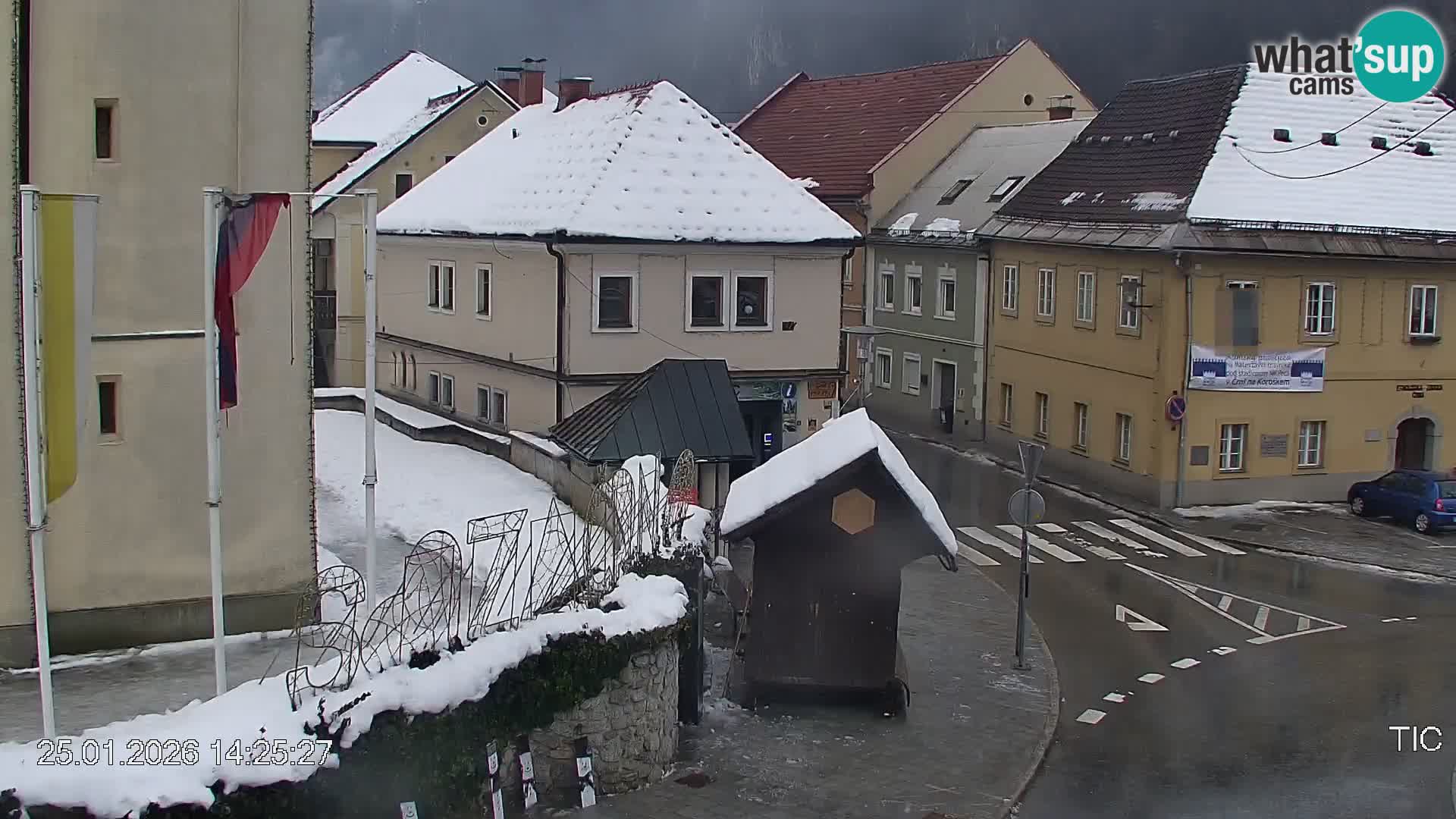 Črna na Koroškem Stadtzentrum | Koroška | Slowenien