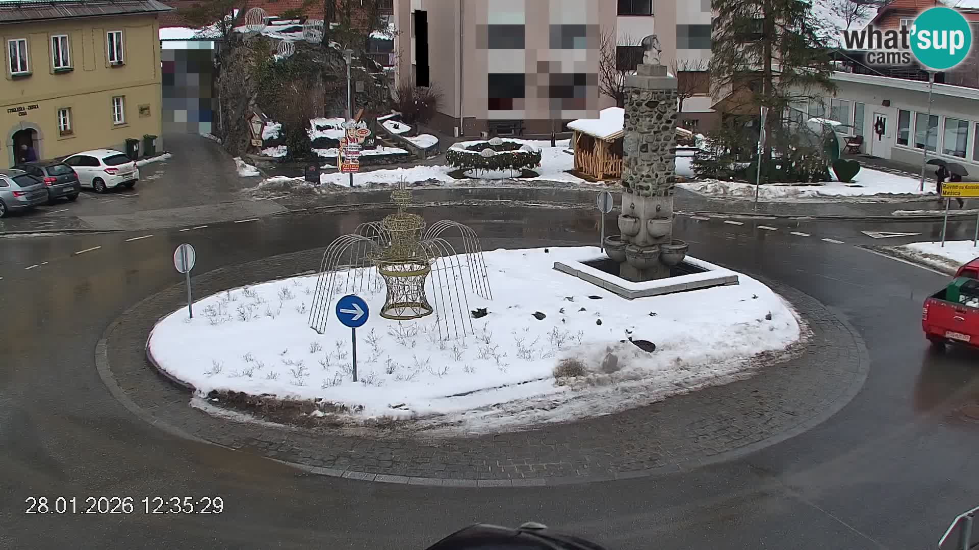 Črna na Koroškem Stadtzentrum | Koroška | Slowenien