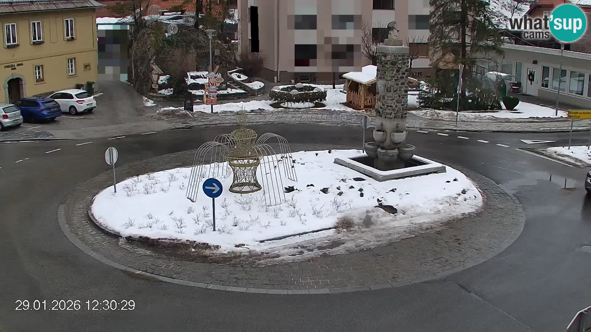 Črna na Koroškem Stadtzentrum | Koroška | Slowenien