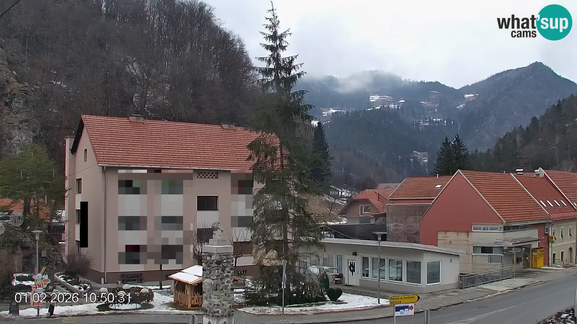 Črna na Koroškem Stadtzentrum | Koroška | Slowenien