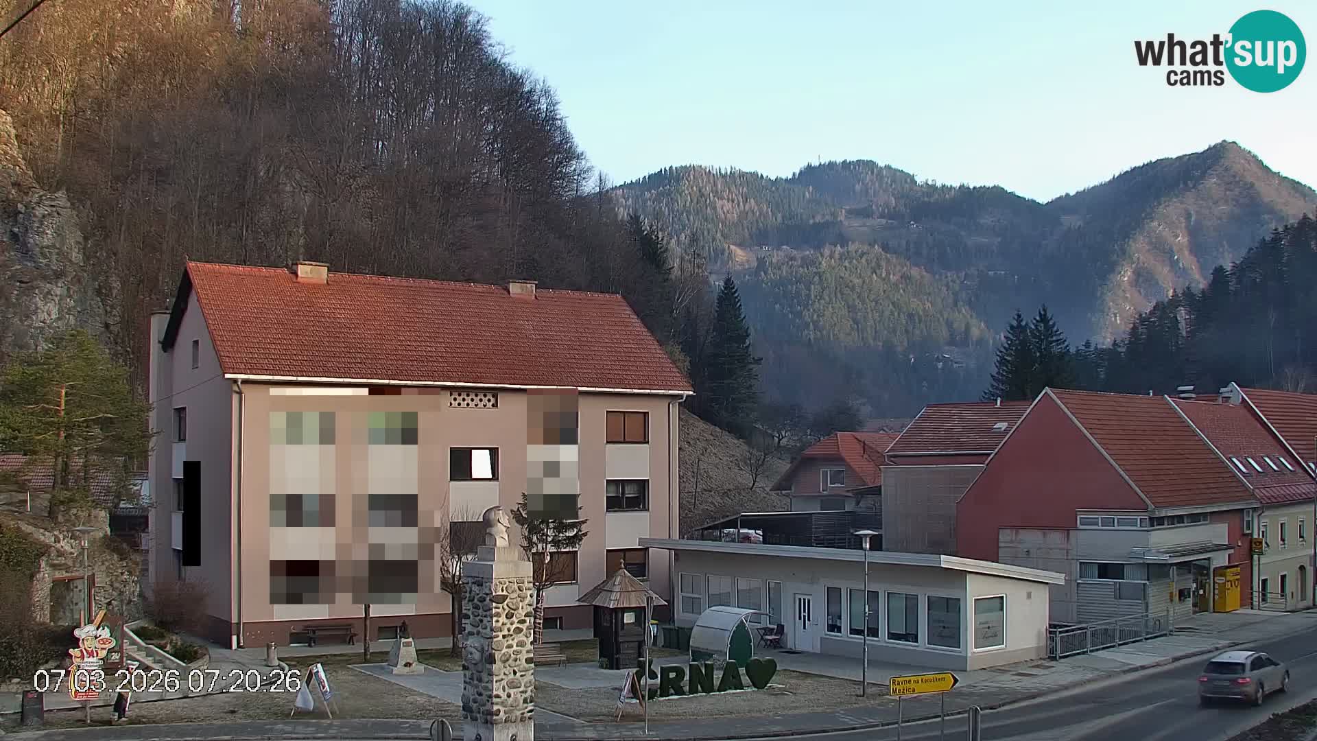 Črna na Koroškem Stadtzentrum | Koroška | Slowenien