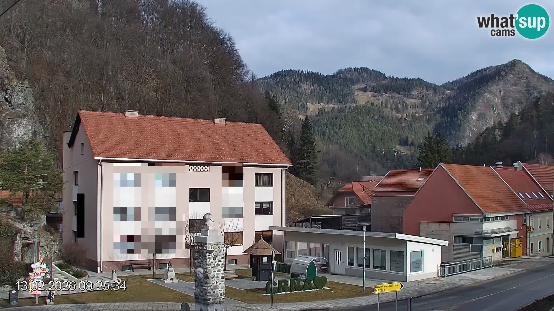 Črna na Koroškem Stadtzentrum | Koroška | Slowenien