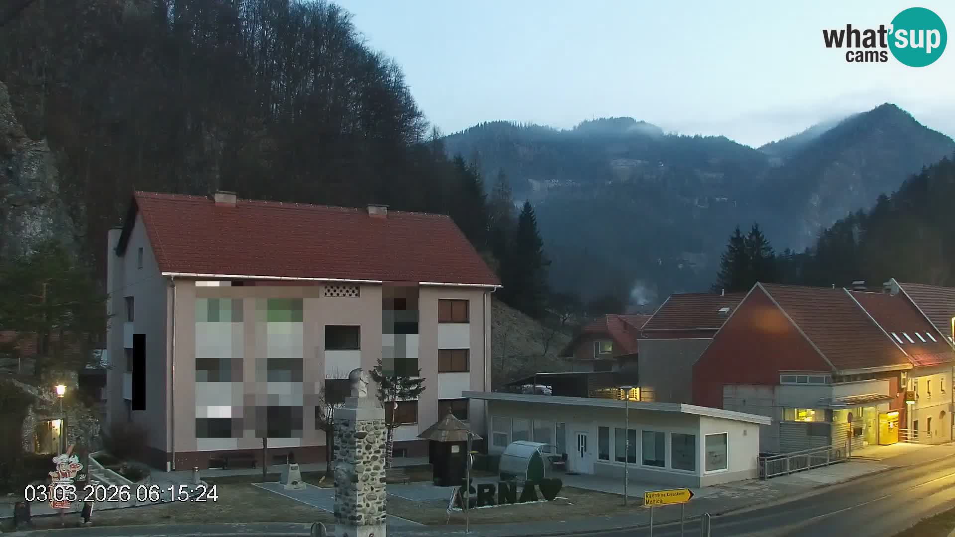 Črna na Koroškem Stadtzentrum | Koroška | Slowenien