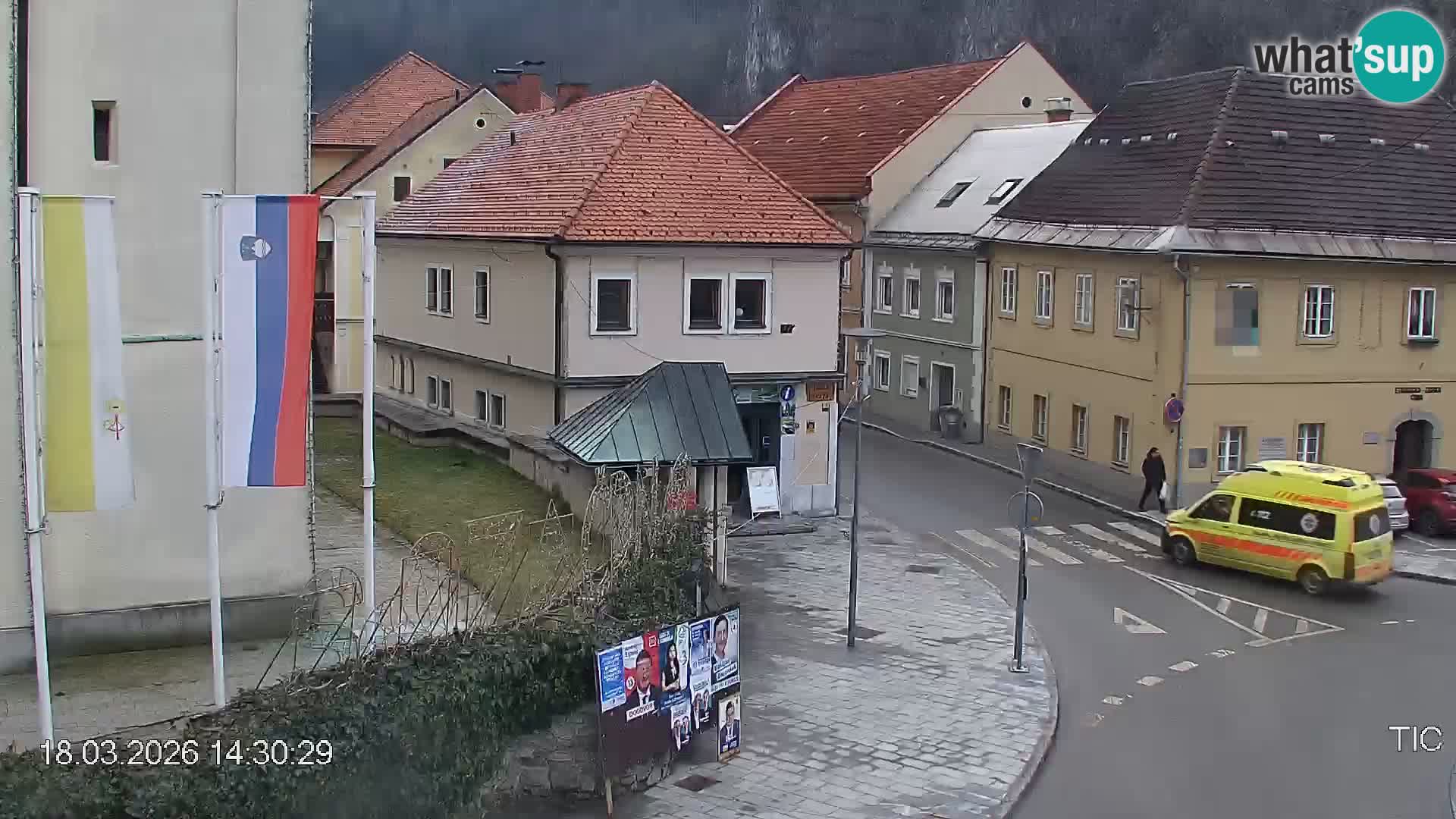 Črna na Koroškem Stadtzentrum | Koroška | Slowenien