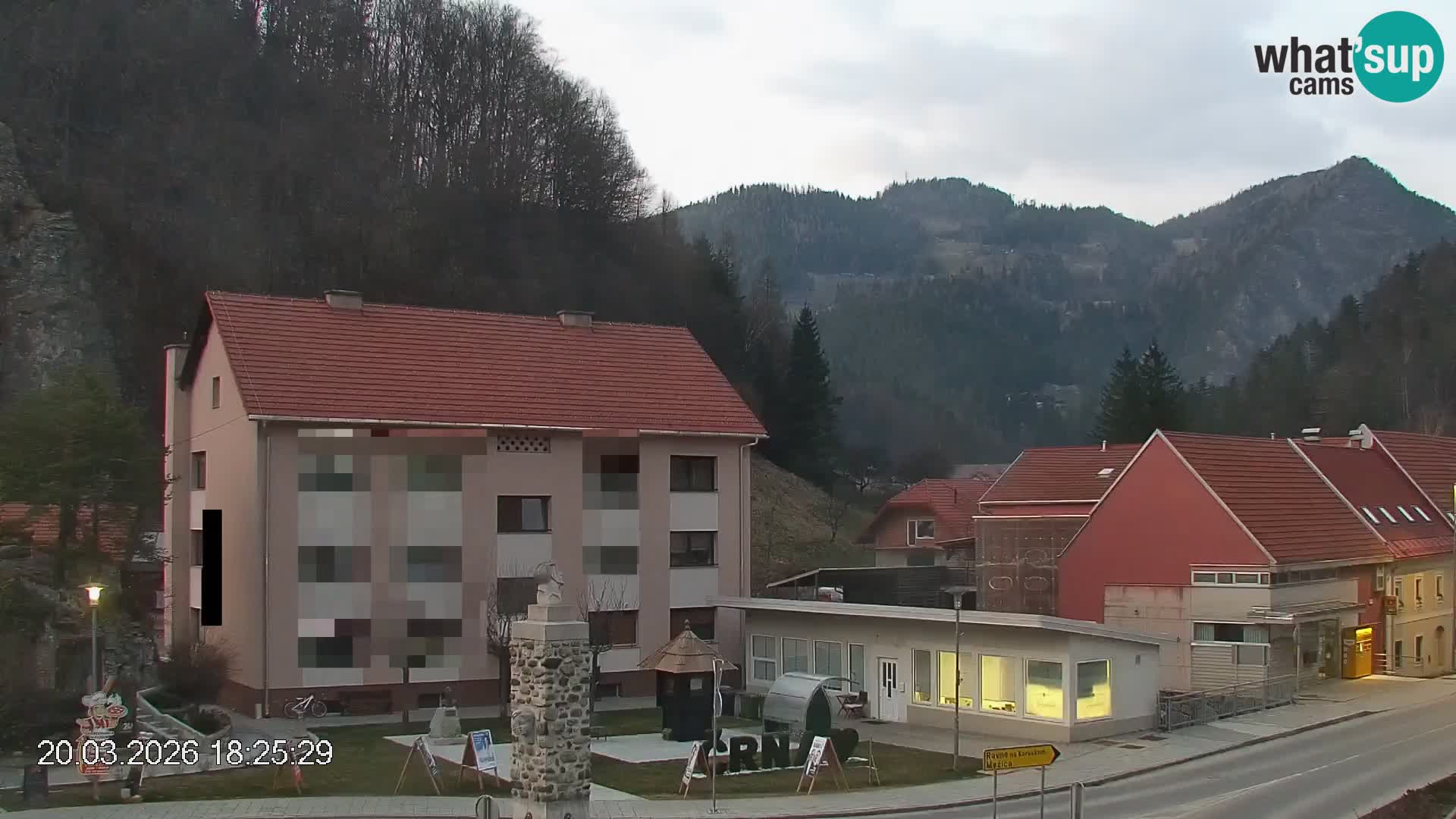 Črna na Koroškem Stadtzentrum | Koroška | Slowenien