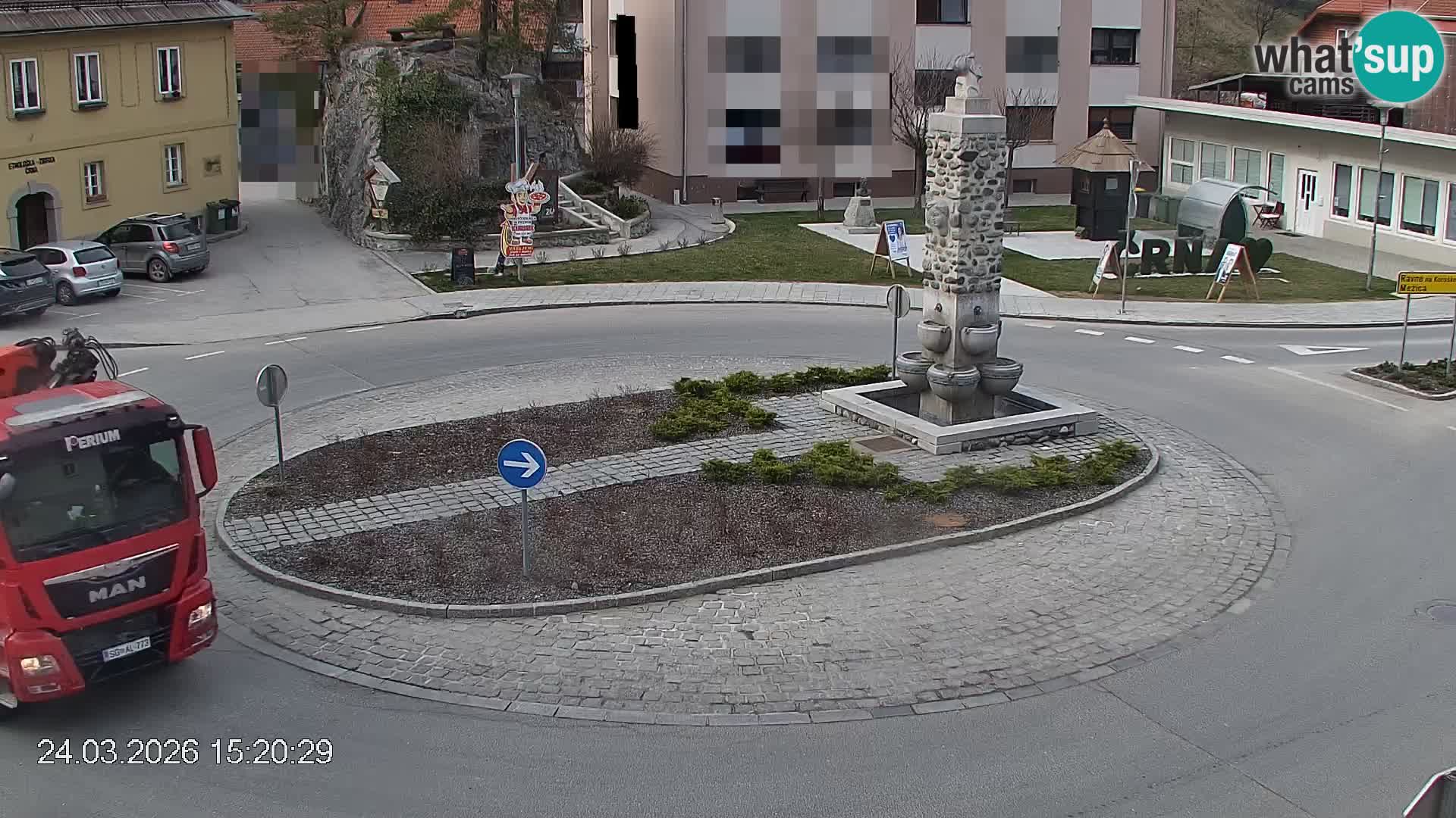 Črna na Koroškem Stadtzentrum | Koroška | Slowenien