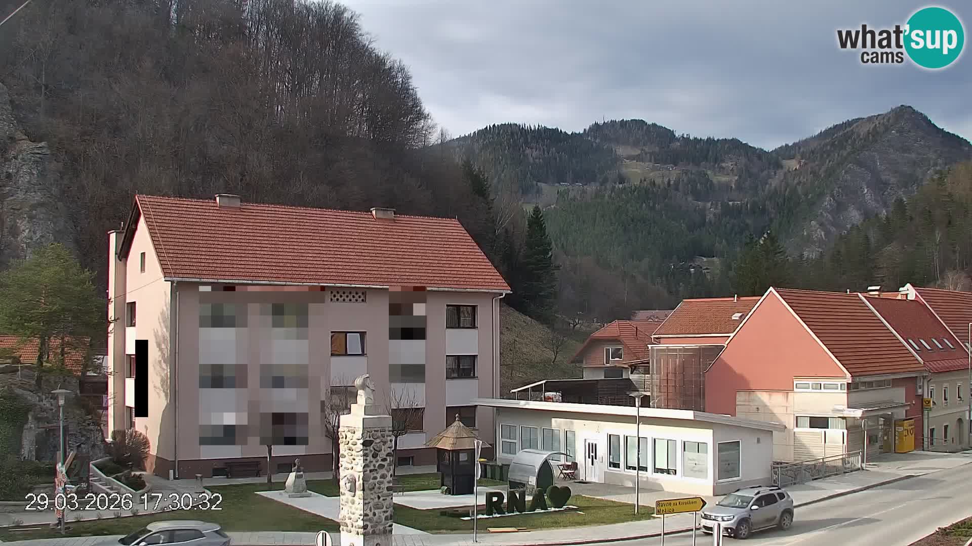 Črna na Koroškem Stadtzentrum | Koroška | Slowenien