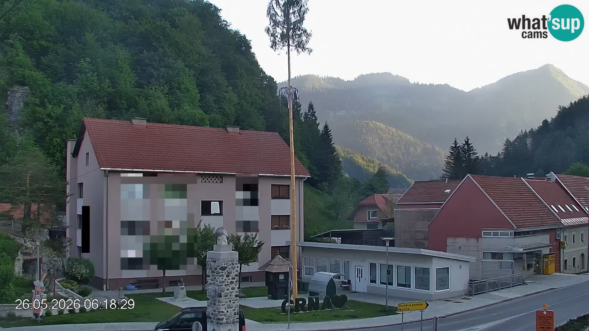 Črna na Koroškem Stadtzentrum | Koroška | Slowenien
