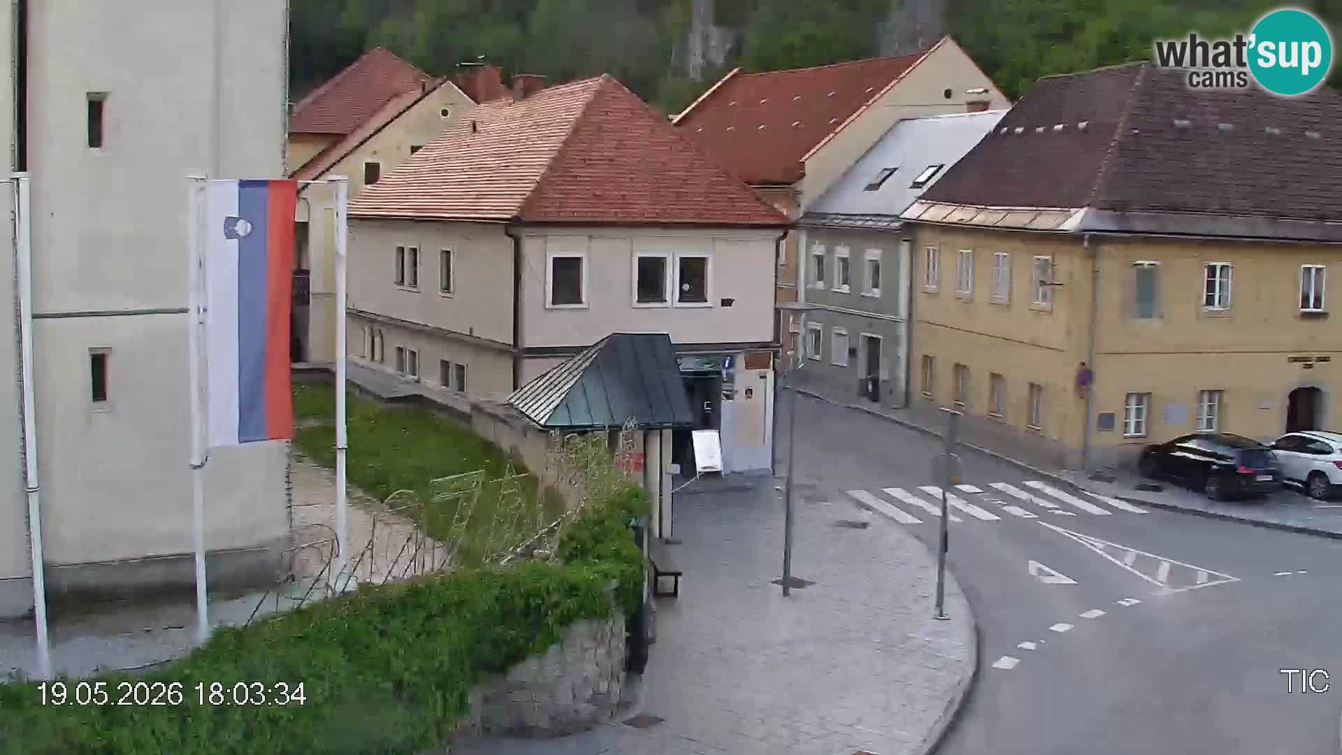 Črna na Koroškem Stadtzentrum | Koroška | Slowenien