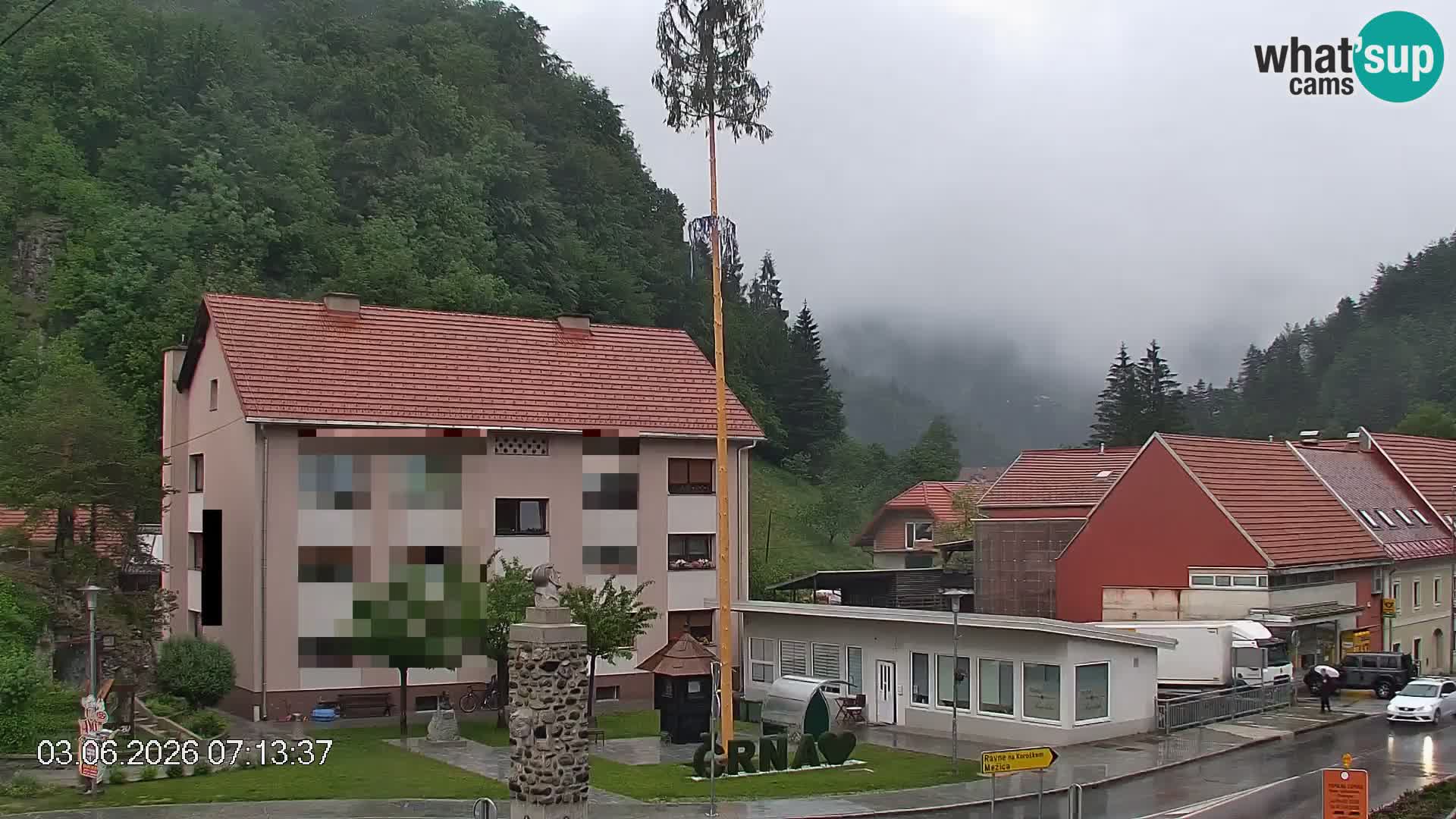 Črna na Koroškem Stadtzentrum | Koroška | Slowenien