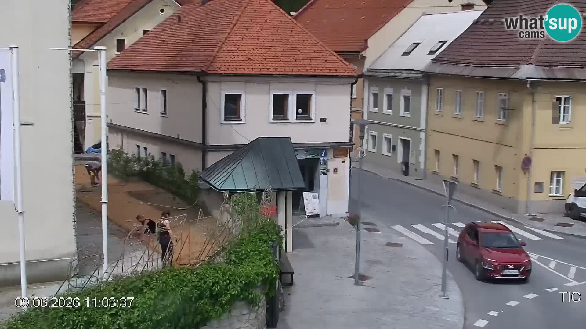 Črna na Koroškem Stadtzentrum | Koroška | Slowenien