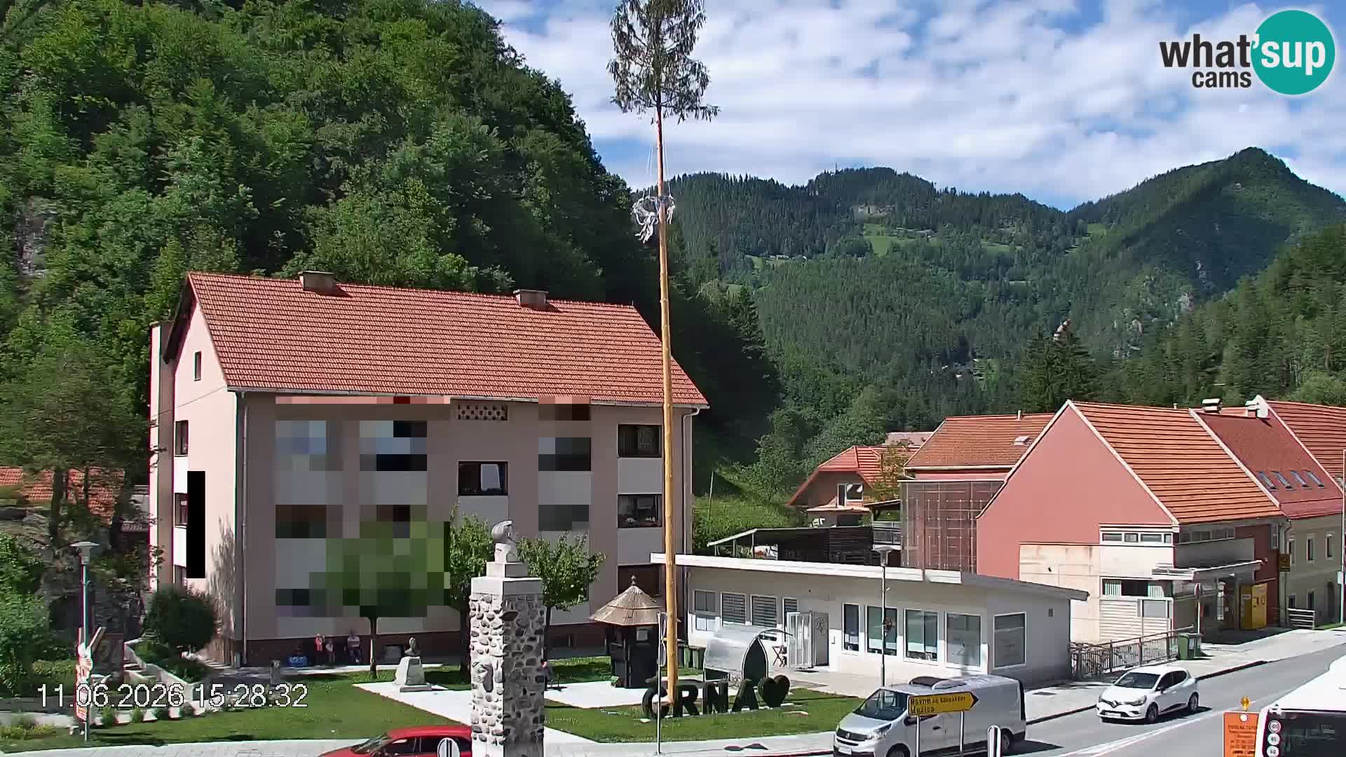 Črna na Koroškem Stadtzentrum | Koroška | Slowenien