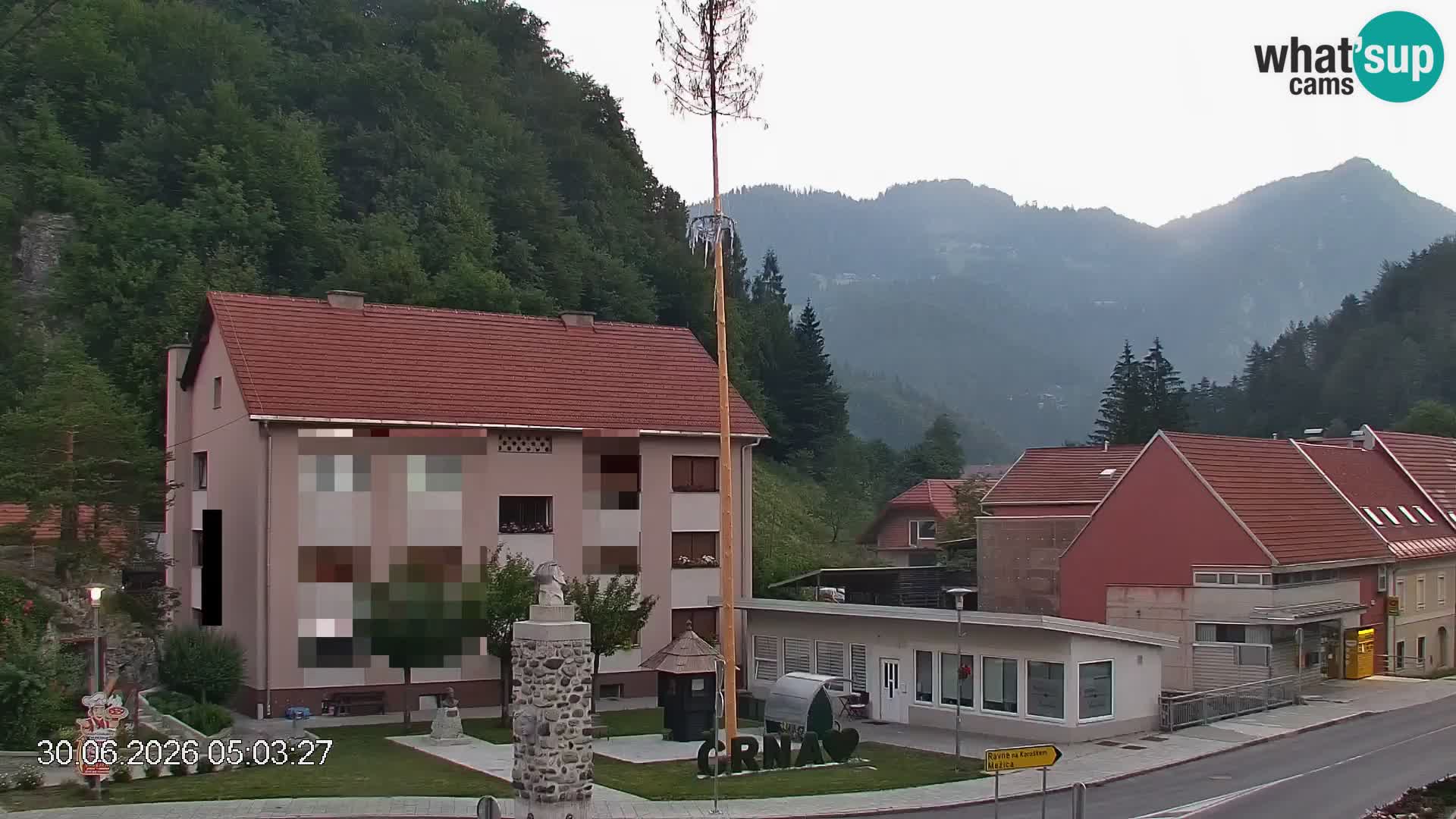 Črna na Koroškem Stadtzentrum | Koroška | Slowenien