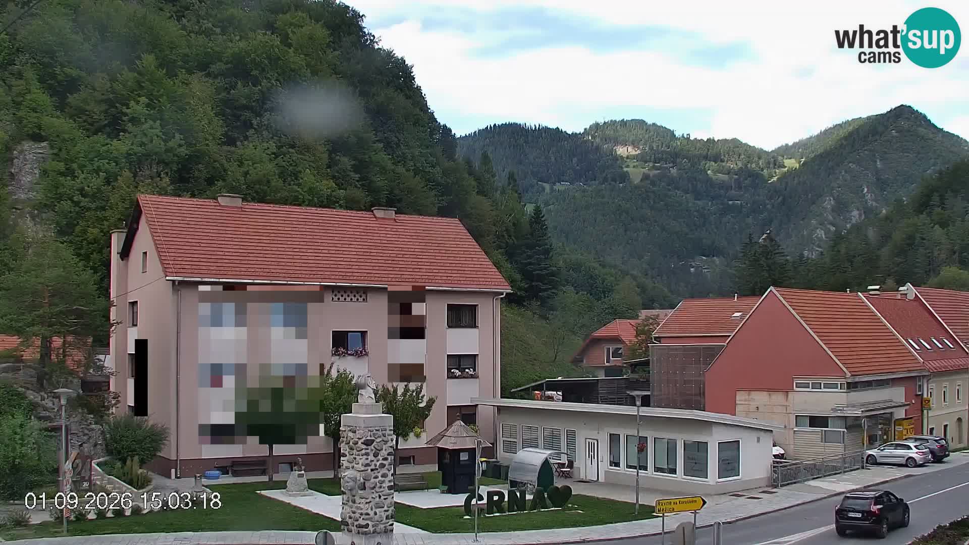 Črna na Koroškem Stadtzentrum | Koroška | Slowenien