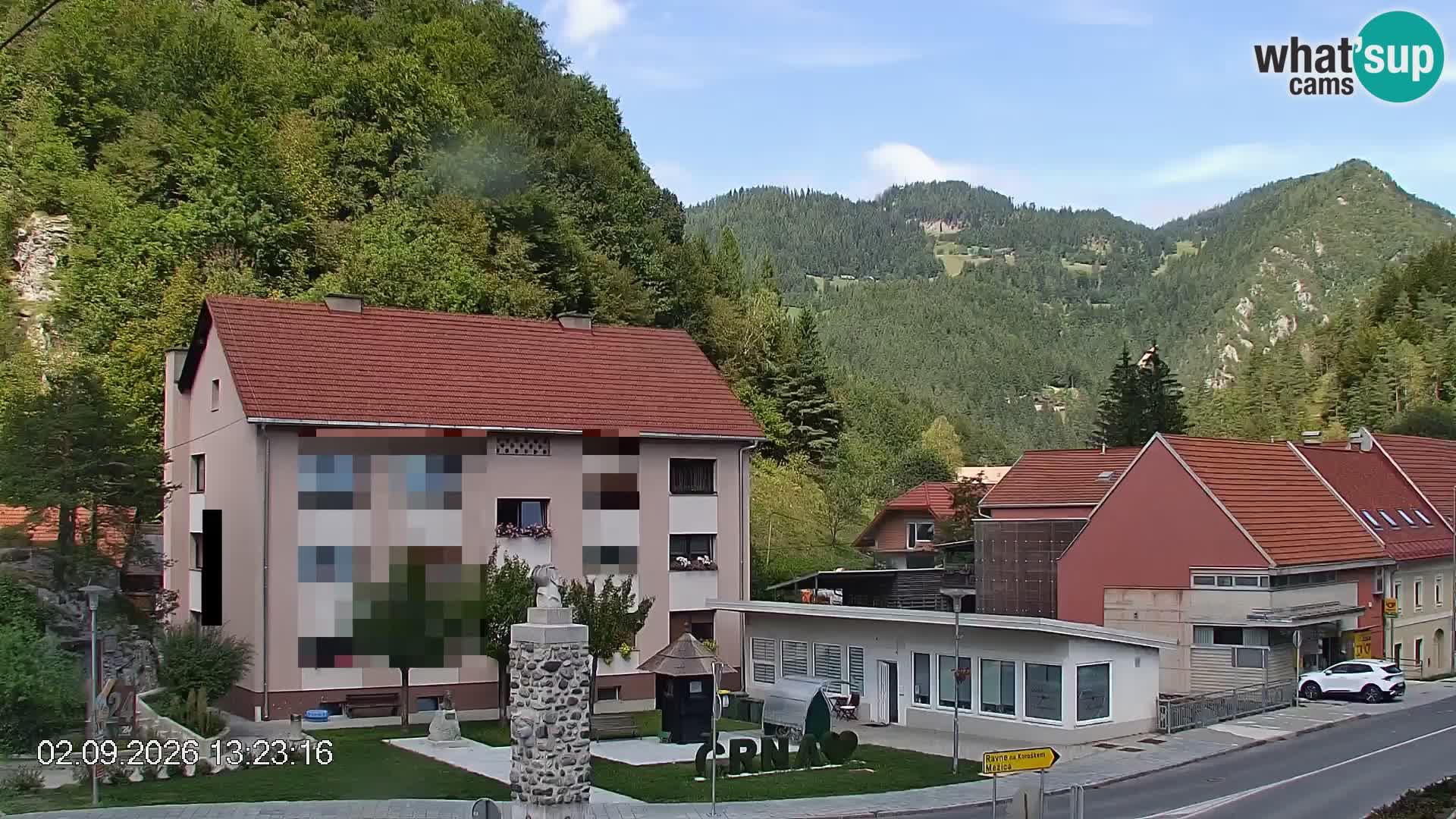 Črna na Koroškem Stadtzentrum | Koroška | Slowenien