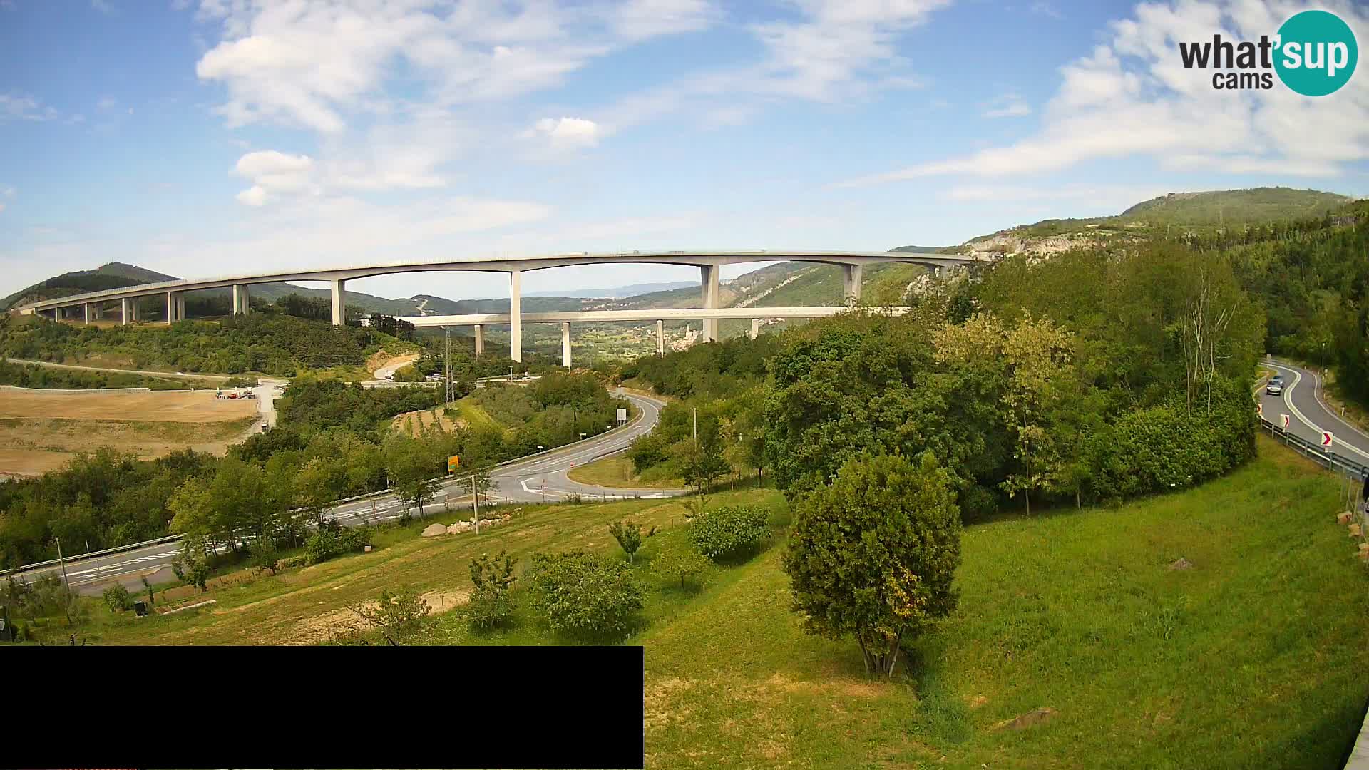 Live cam Črni Kal Viaduc – Viki Burger