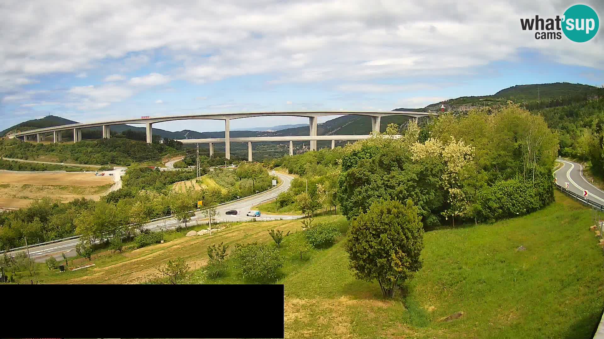 Live cam Črni Kal Viaduc – Viki Burger