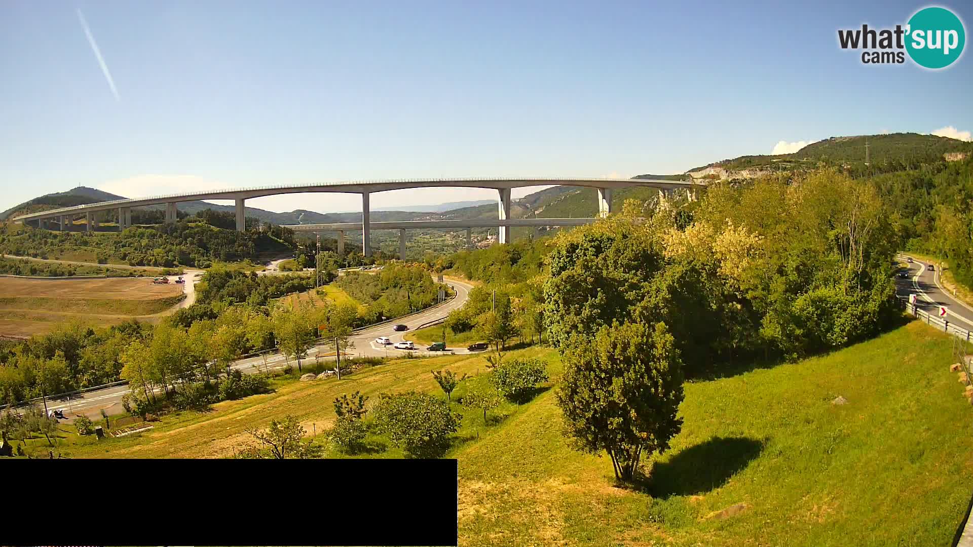 Camera en vivo Črni Kal Viaducto – Viki Burger