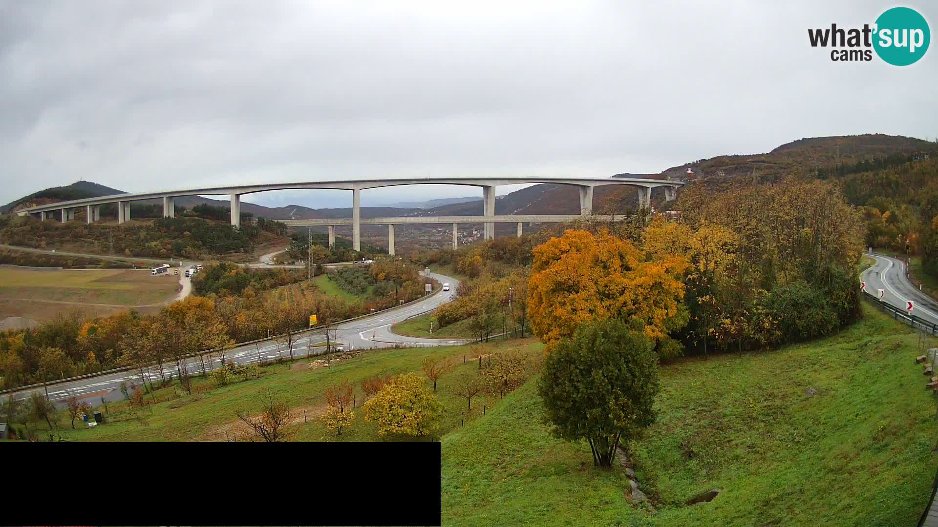 Webcam Črni Kal Viadukt – Viki Burger