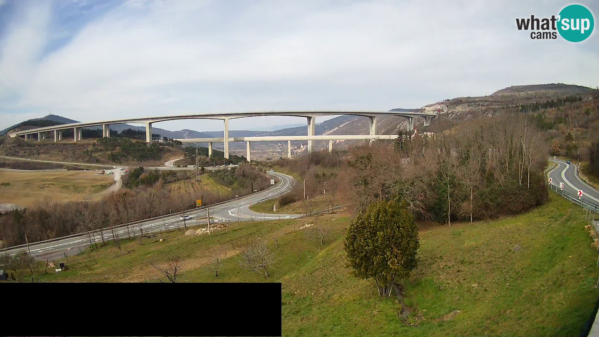 Live cam Črni Kal Viaduc – Viki Burger