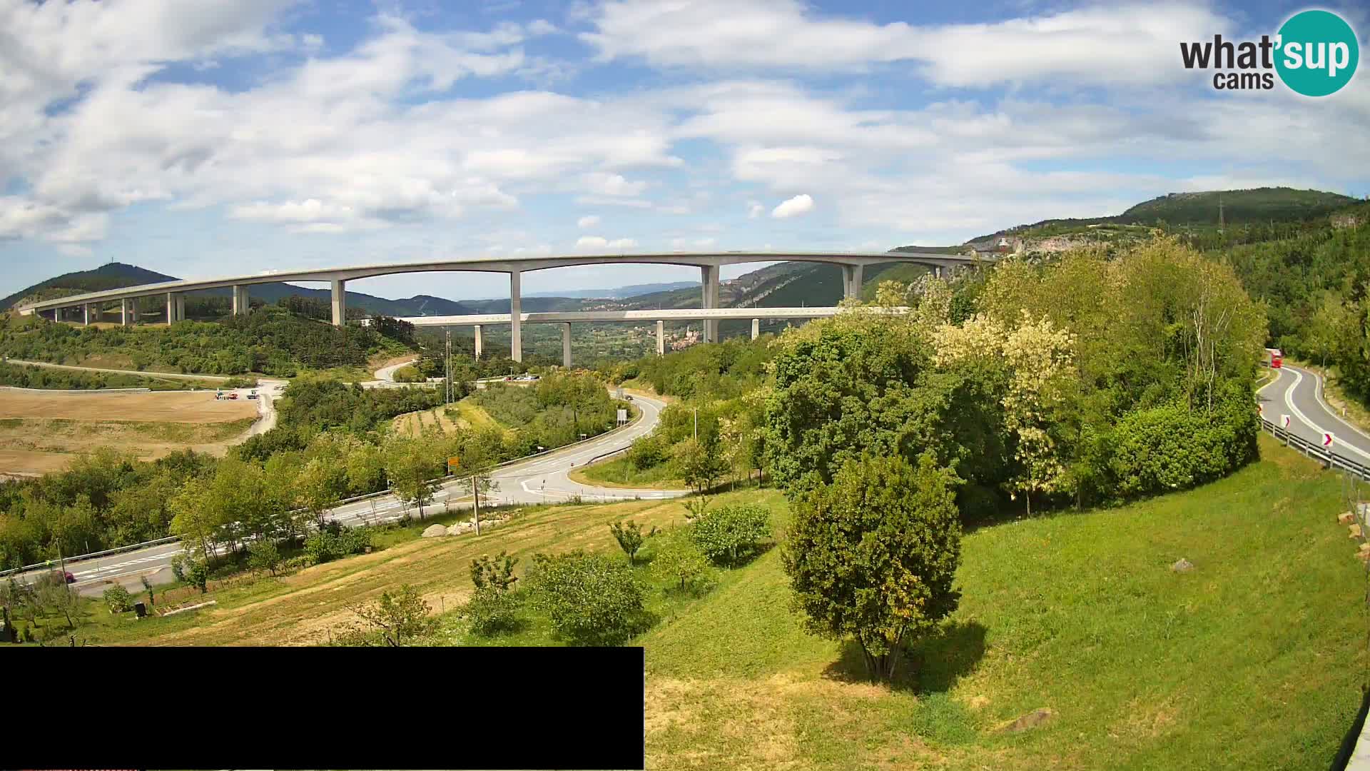 Webcam Črni Kal Viadukt – Viki Burger