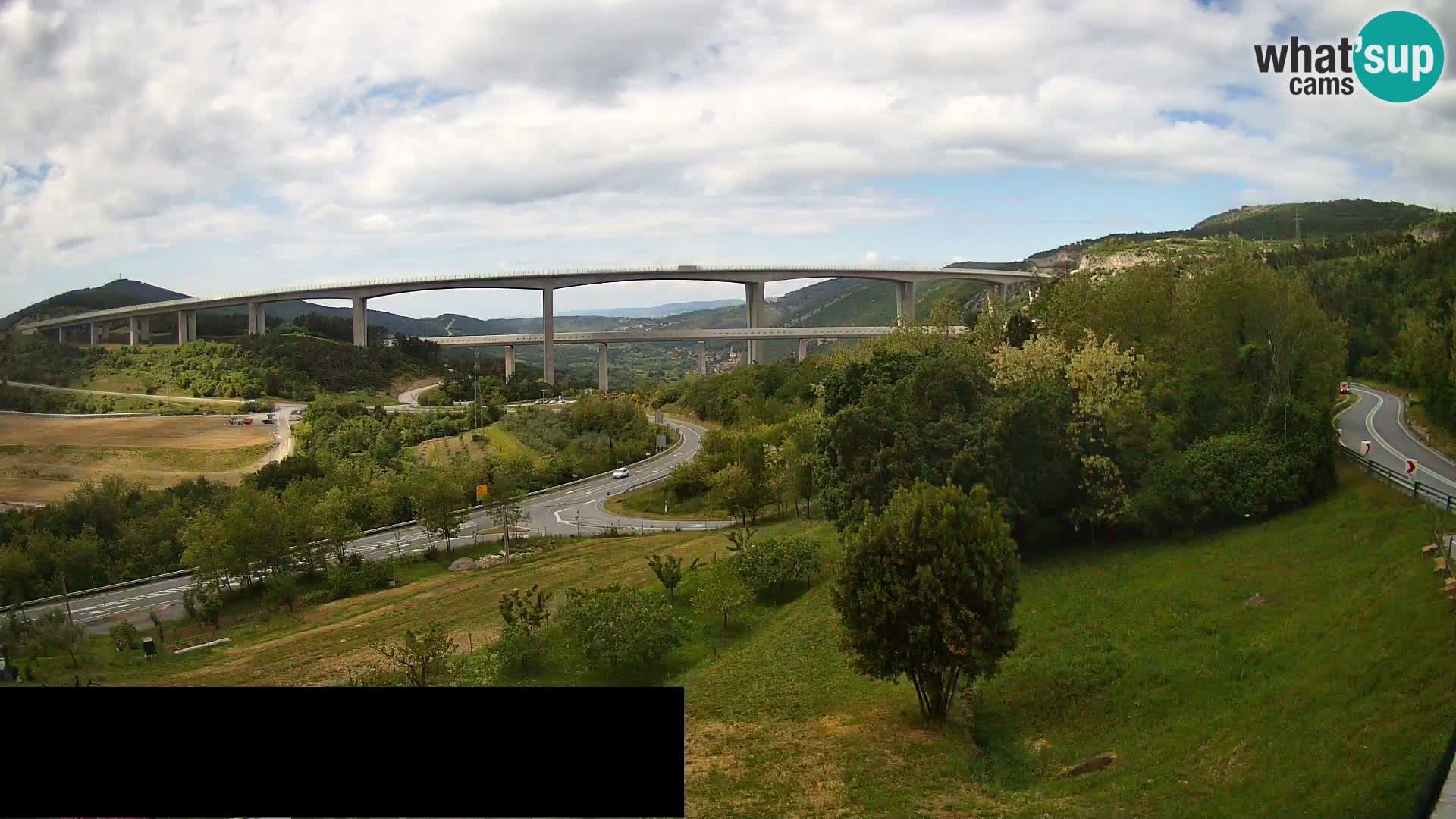 Camera en vivo Črni Kal Viaducto – Viki Burger