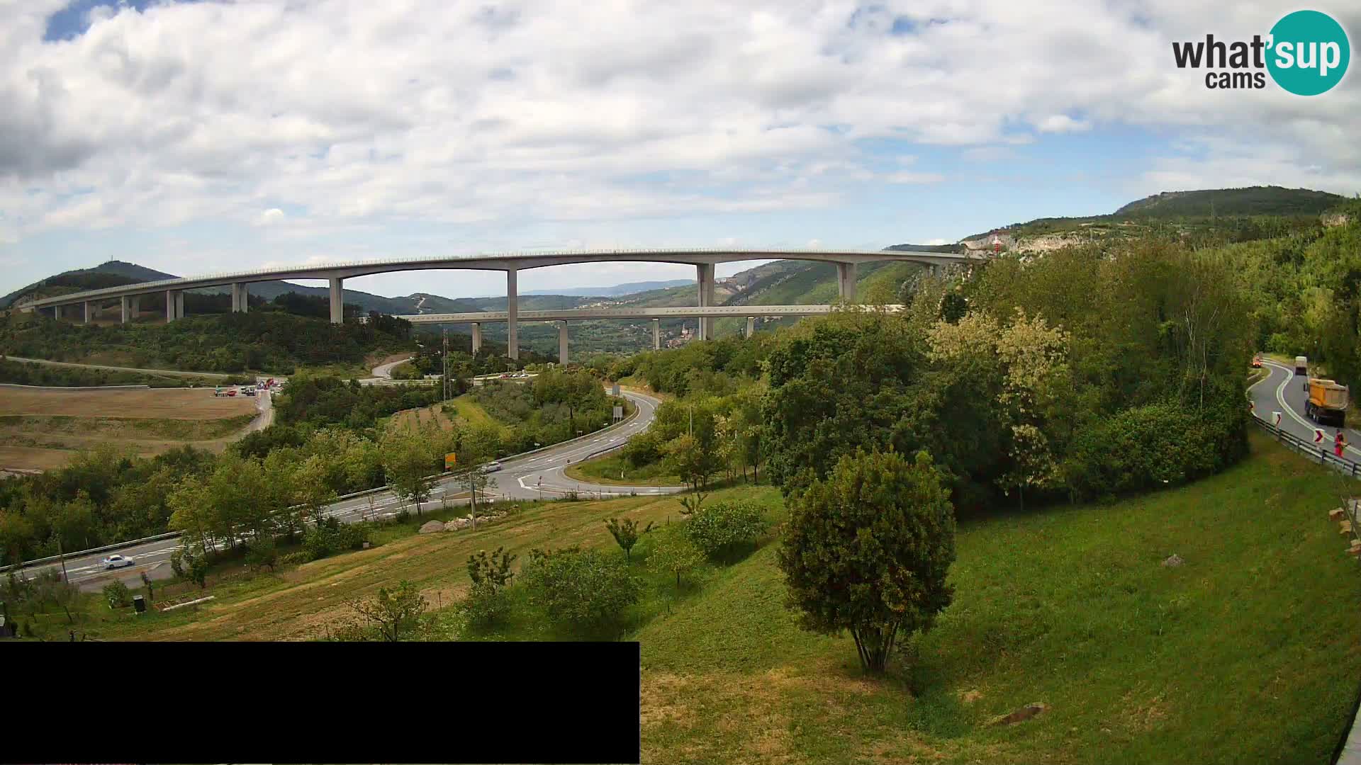 Live cam Črni Kal Viaduc – Viki Burger