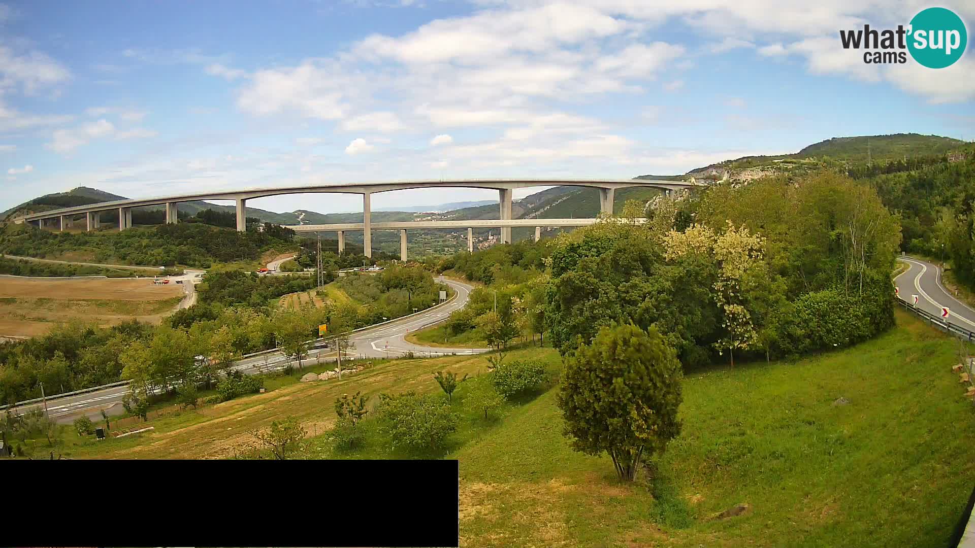 Camera en vivo Črni Kal Viaducto – Viki Burger